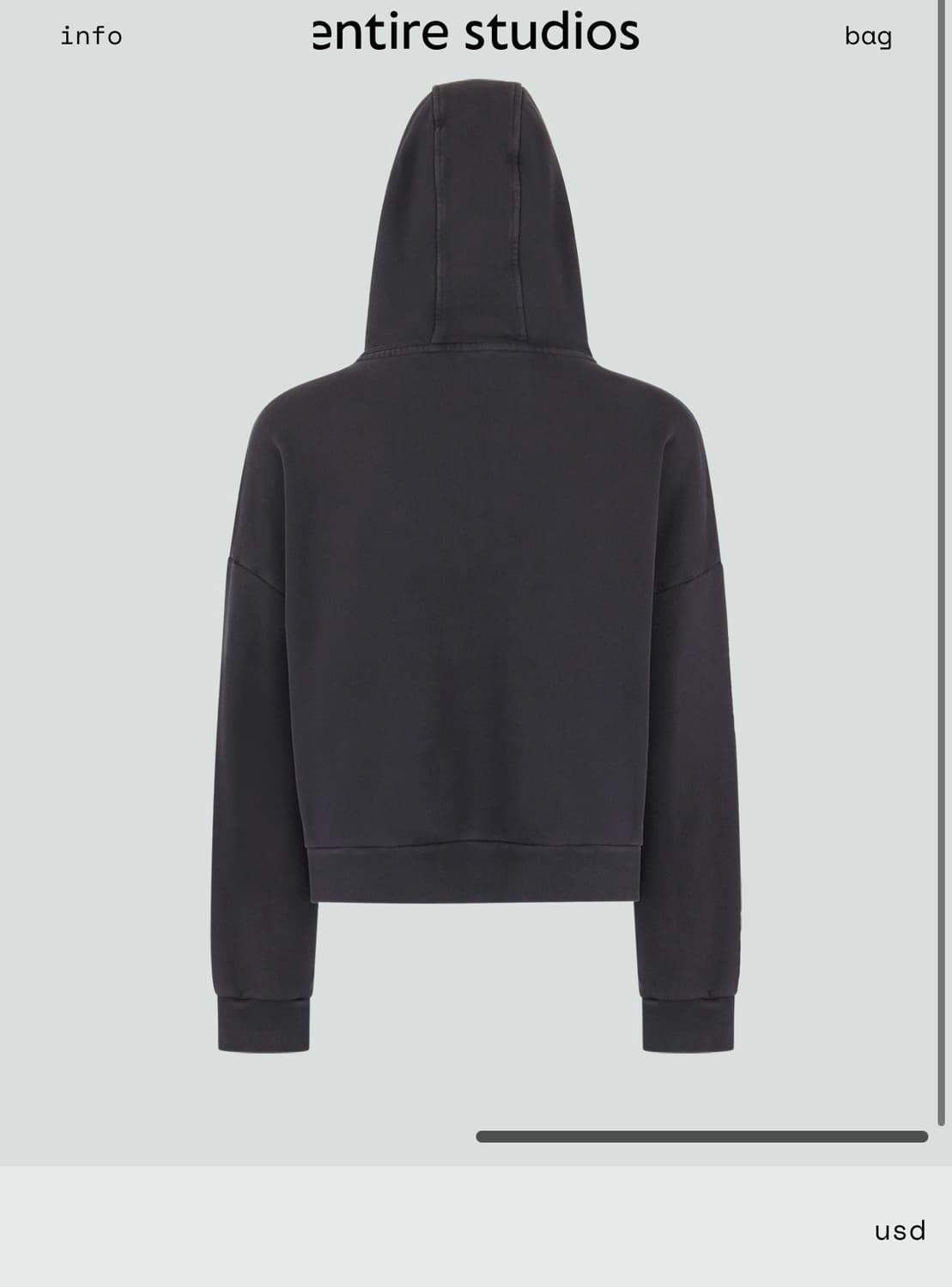 엔타이어 스튜디오 풀집 후드집업 상품이미지2