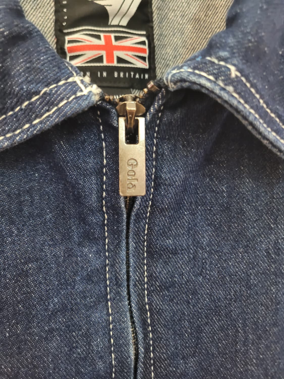 골라 진청 데님 블루종 트러커 자켓 오버핏 M사이즈 상품이미지4