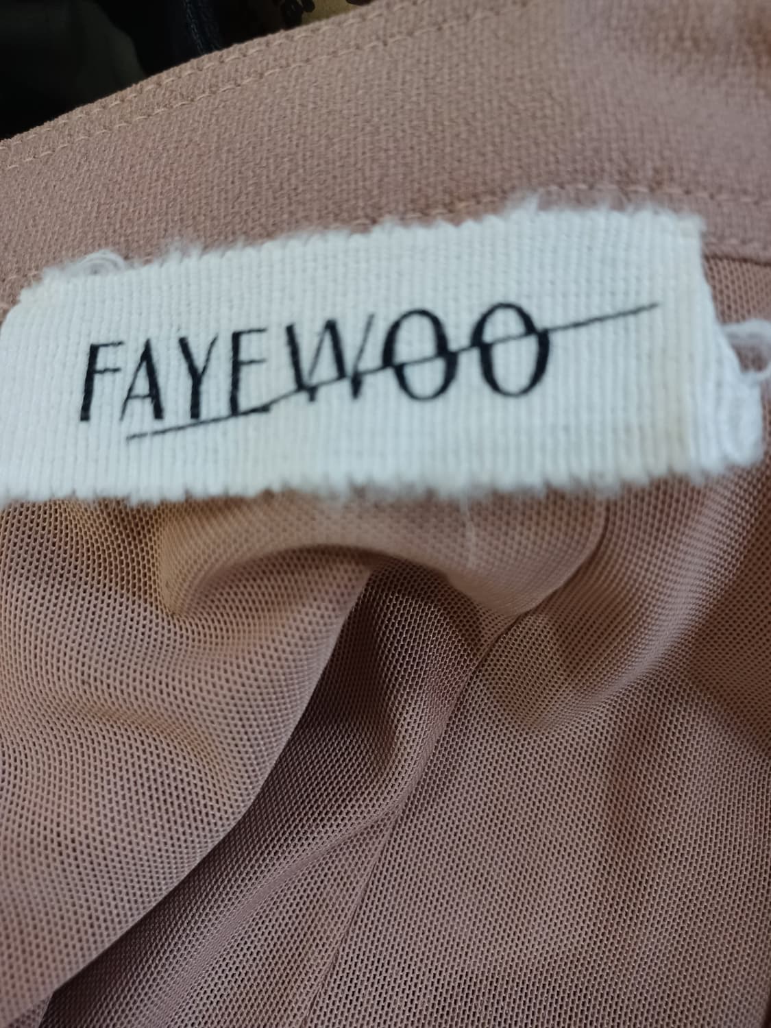 FAYEWOO 페이우 베이지색 레이스 스커트 상품이미지3
