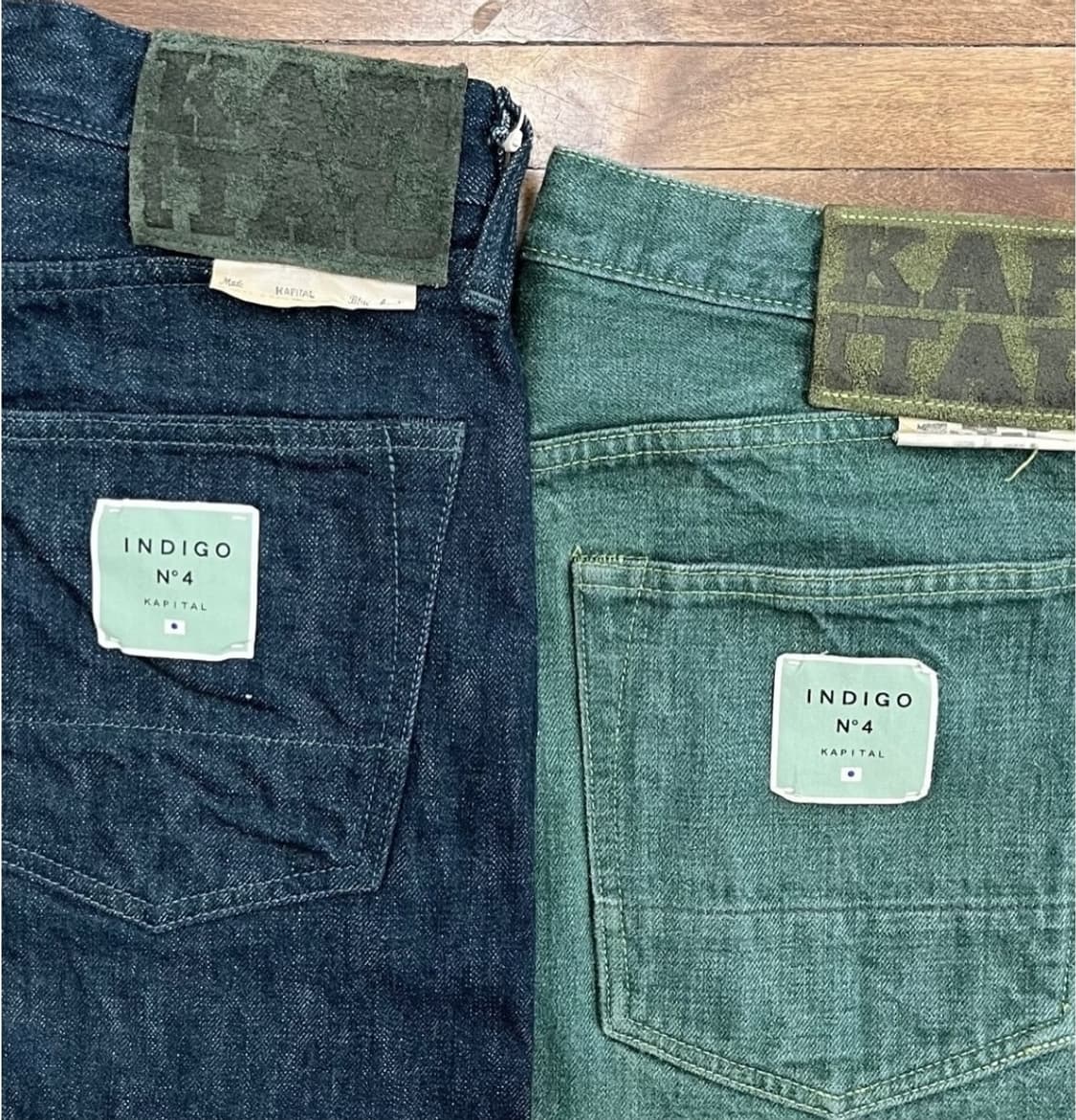 Kaptial indigo no.4 denim pants 몽키 시스코 상품이미지4