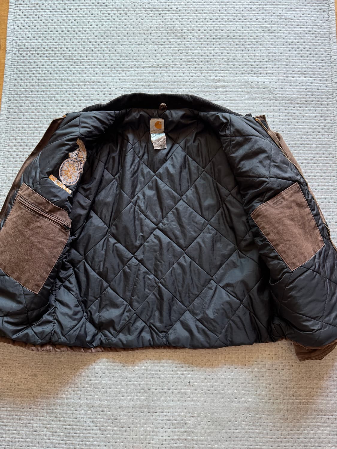 [XL] 칼하트 j122 샌드스톤 덕 자켓 상품이미지3