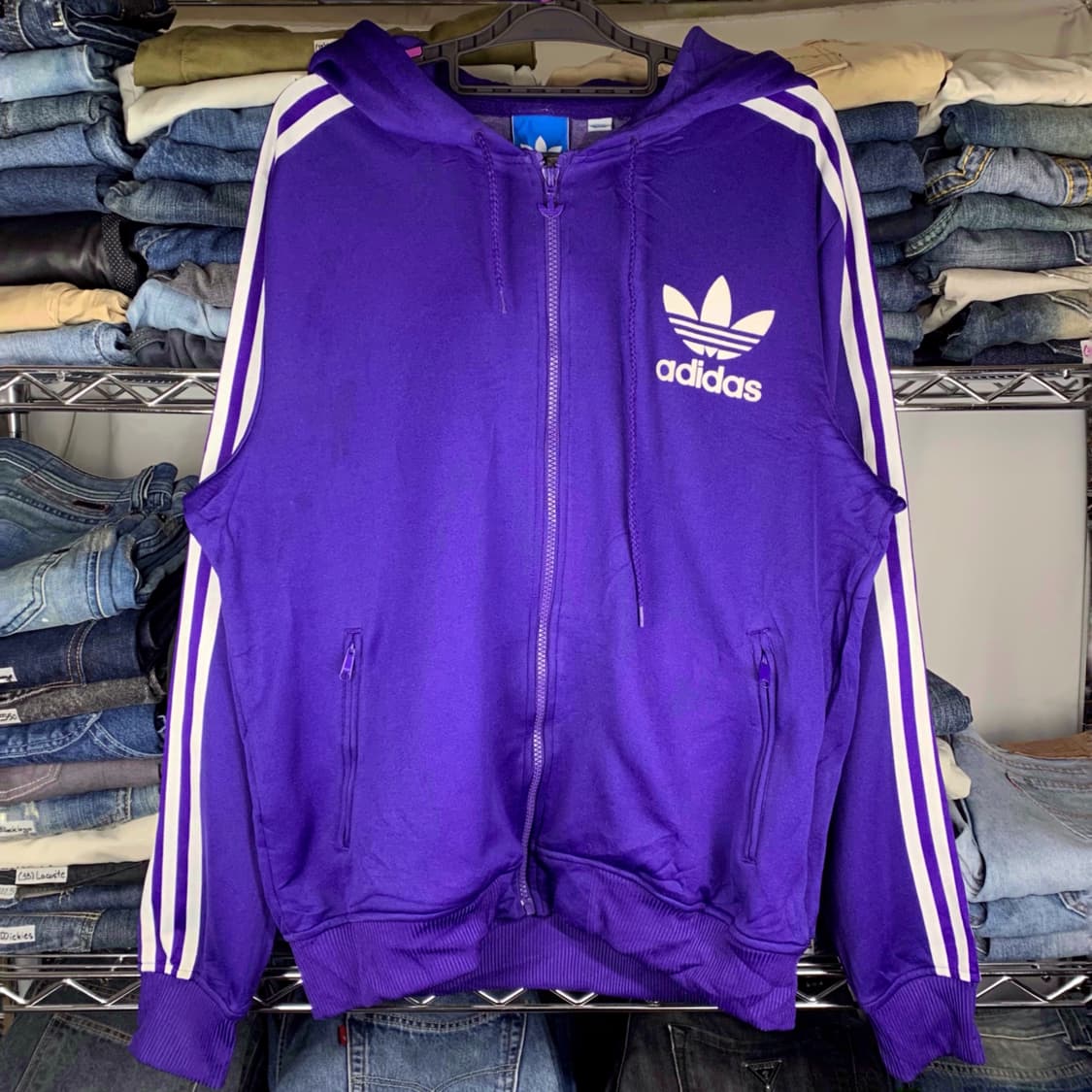 [M] 아디다스 후드 져지 상품이미지2