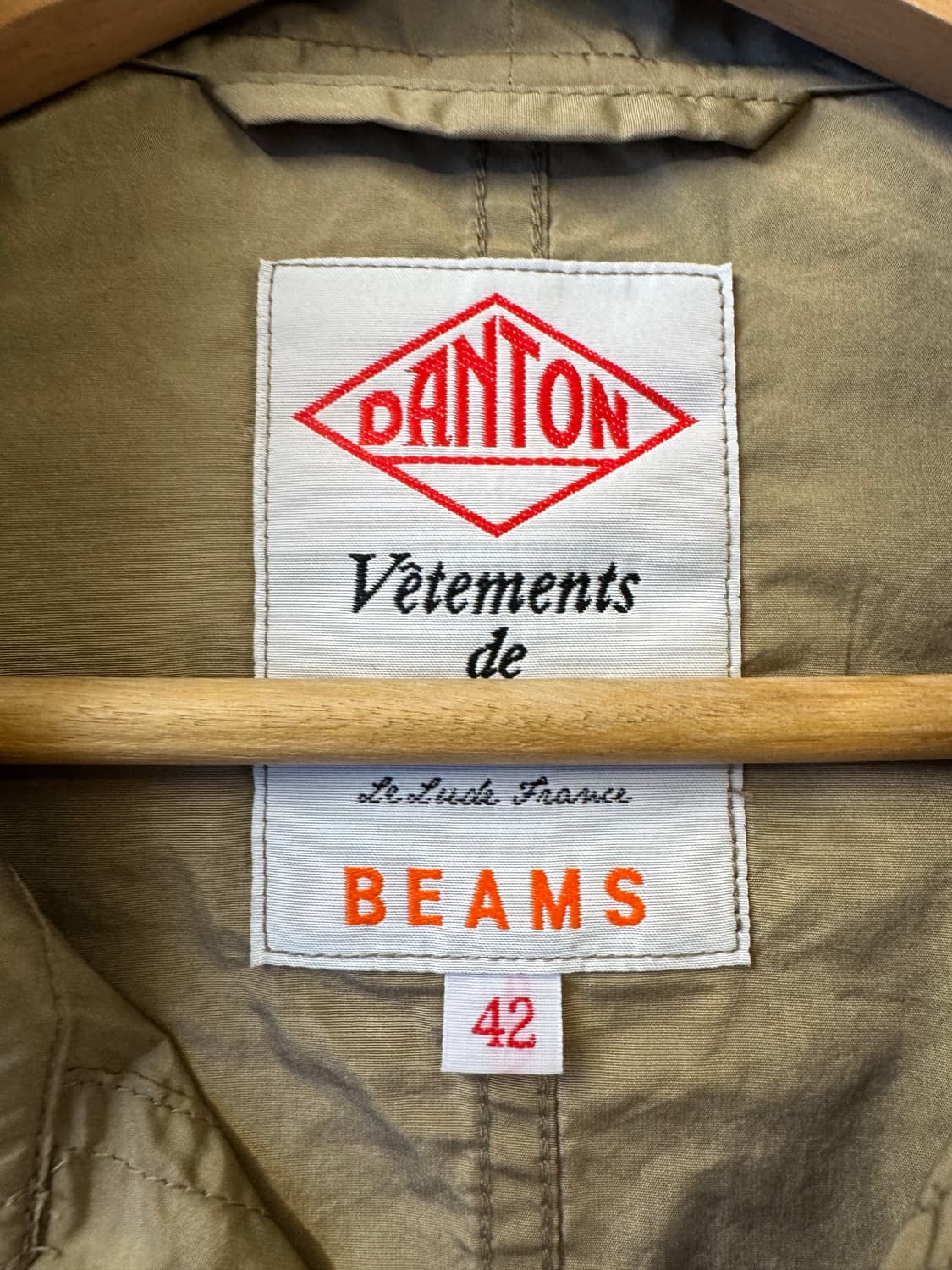 단톤 빔즈 나일론 워크 자켓 42 상품이미지3