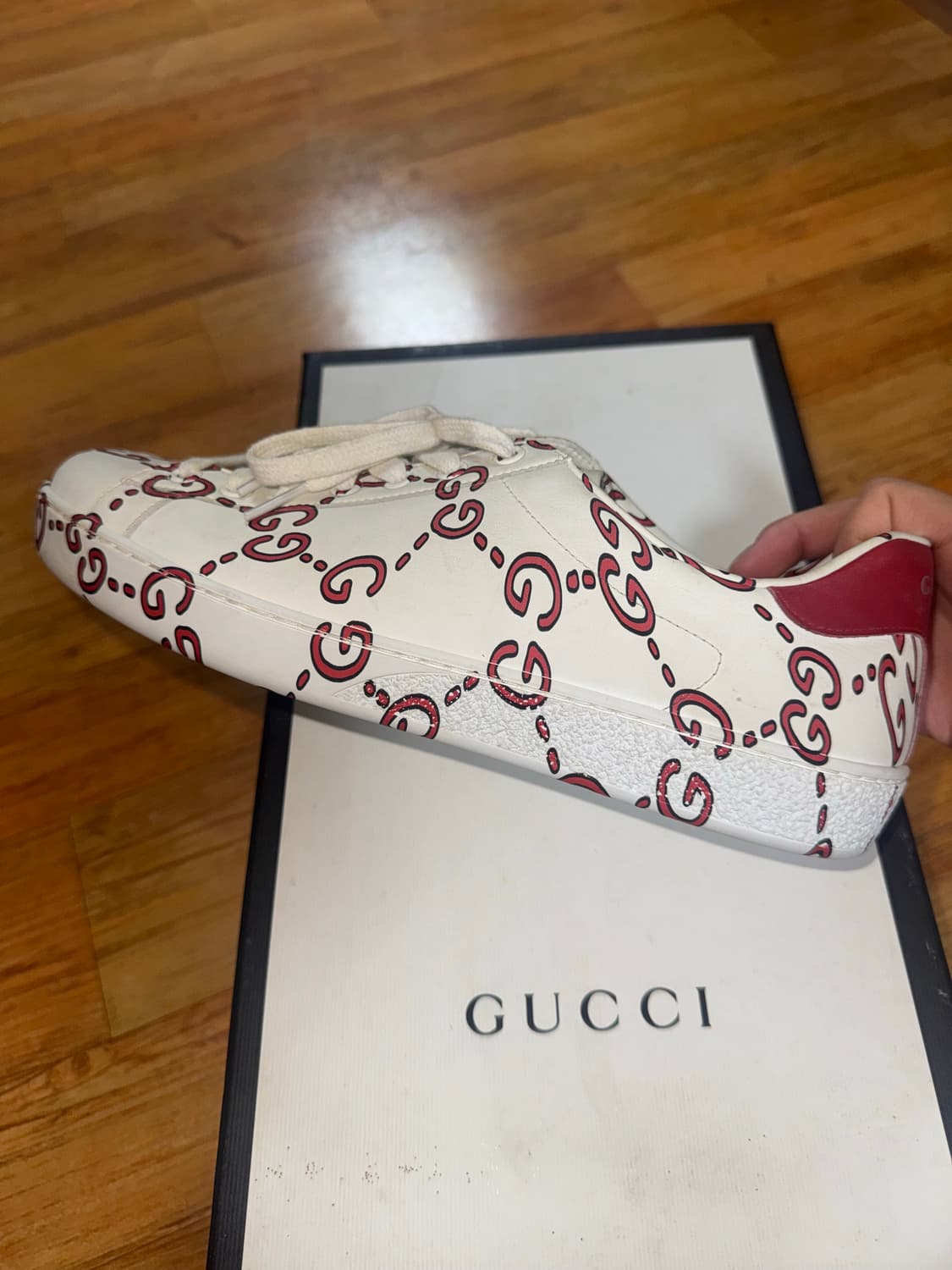 구찌 맨즈 아폴로 스니커즈 새상품 상품이미지5