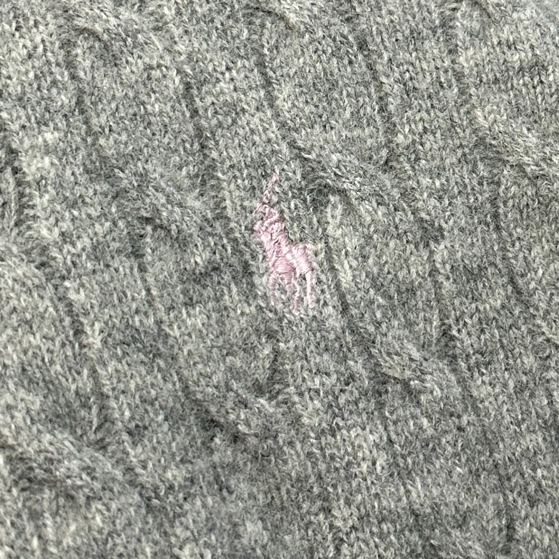 폴로 랄프로렌 램스울100 라운드넥 크루넥 케이블 니트 스웨터 여성 L 상품이미지4