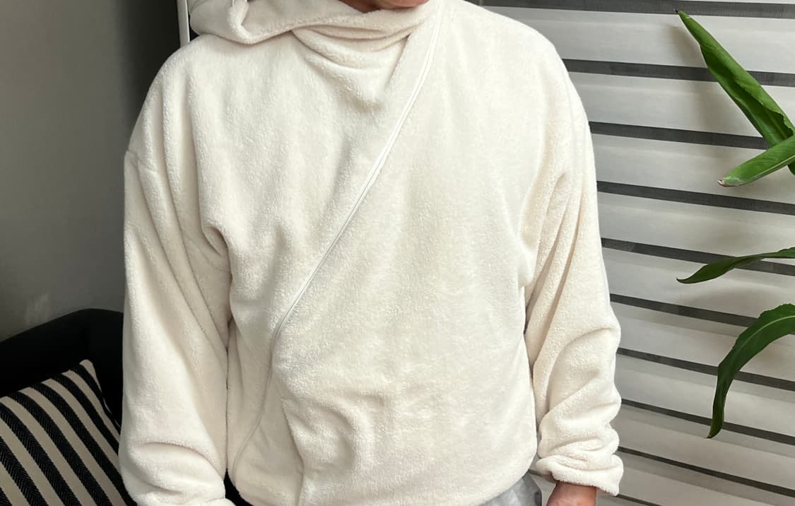 paf 5.1 hoodie center ivory (xs) 상품이미지7