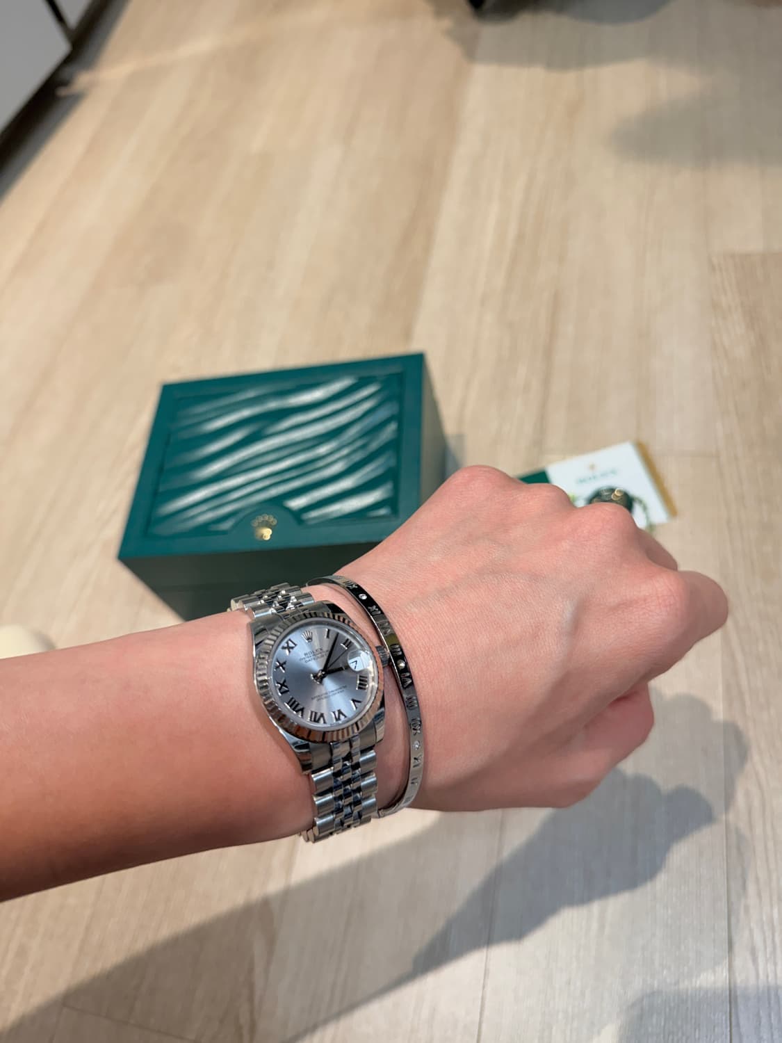 롤렉스 데이저스트 31mm 로듐로만 풀박스 풀구성 상품이미지2