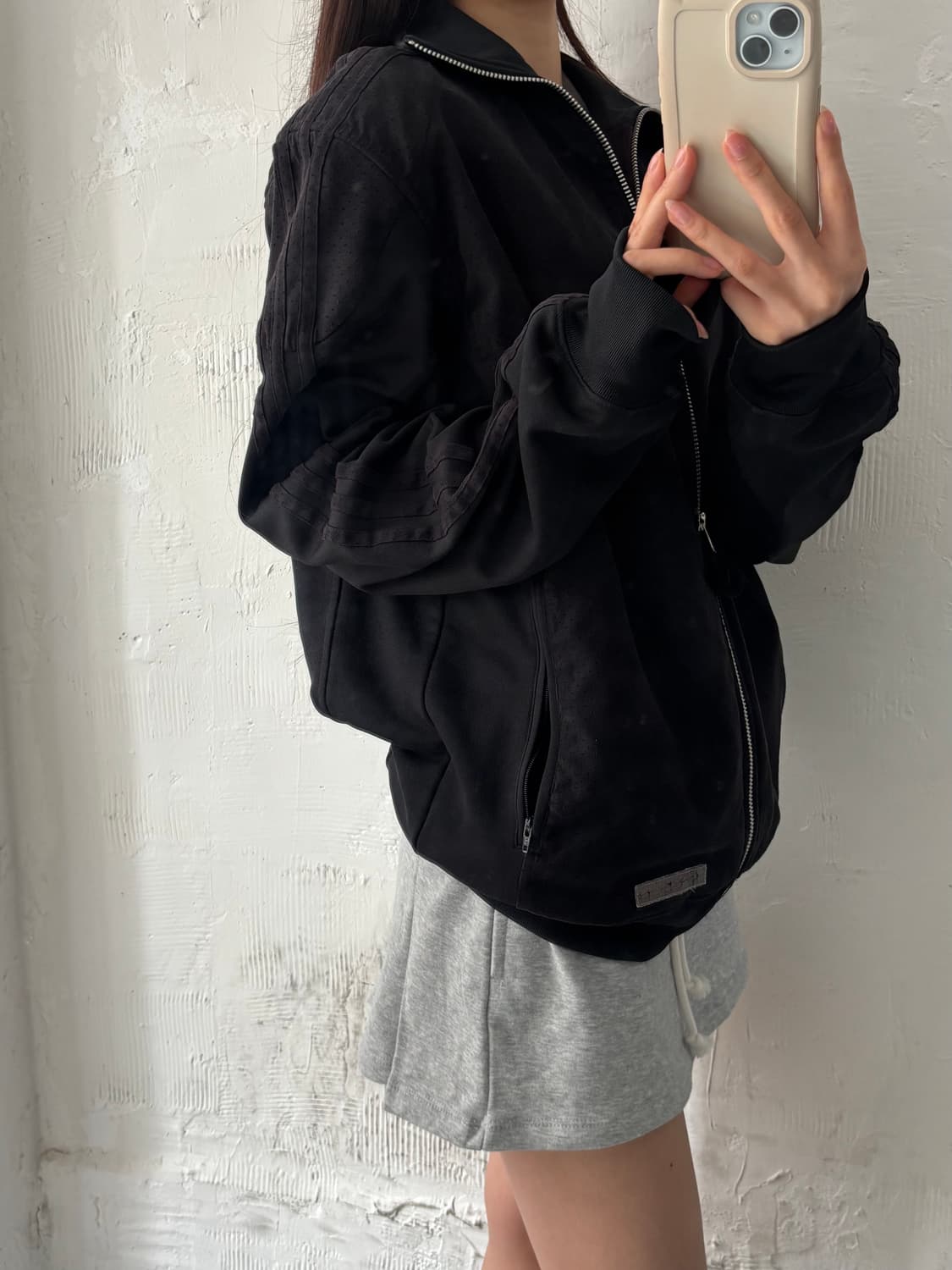 Adidas 아디다스 블랙 컬러 사이드라인 트랙탑 상품이미지3