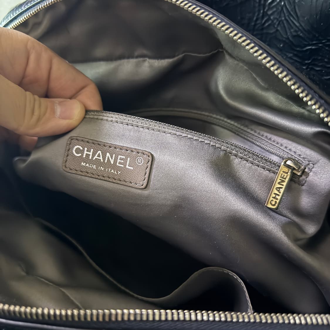샤넬 마틀라세 빈티지 송아지가죽 숄더백 상품이미지8