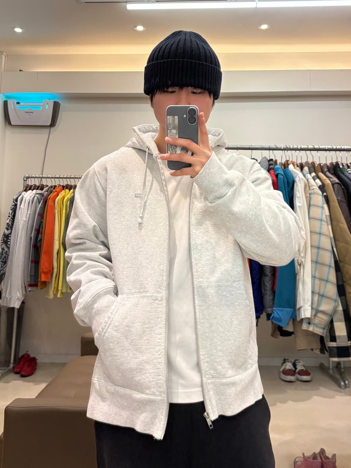 슈프림 스몰 박스로고 후드집업 상품이미지8