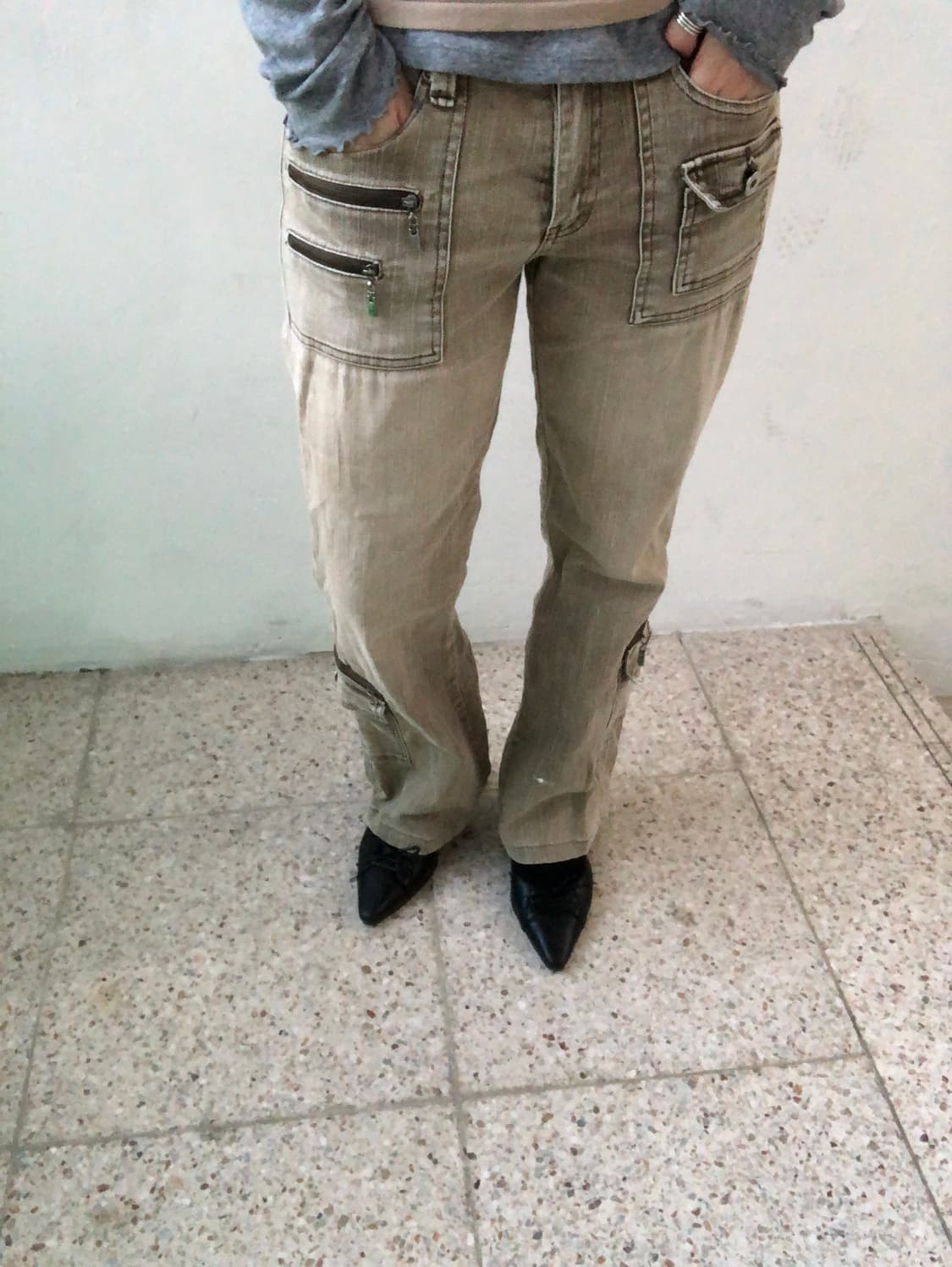 cargo lowrise pt (착용샷 o) 상품이미지4