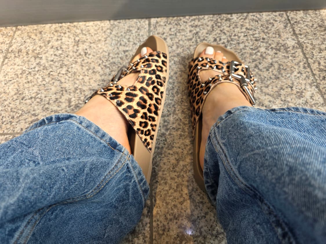 다프네랩 레오파드 샌들 상품이미지2