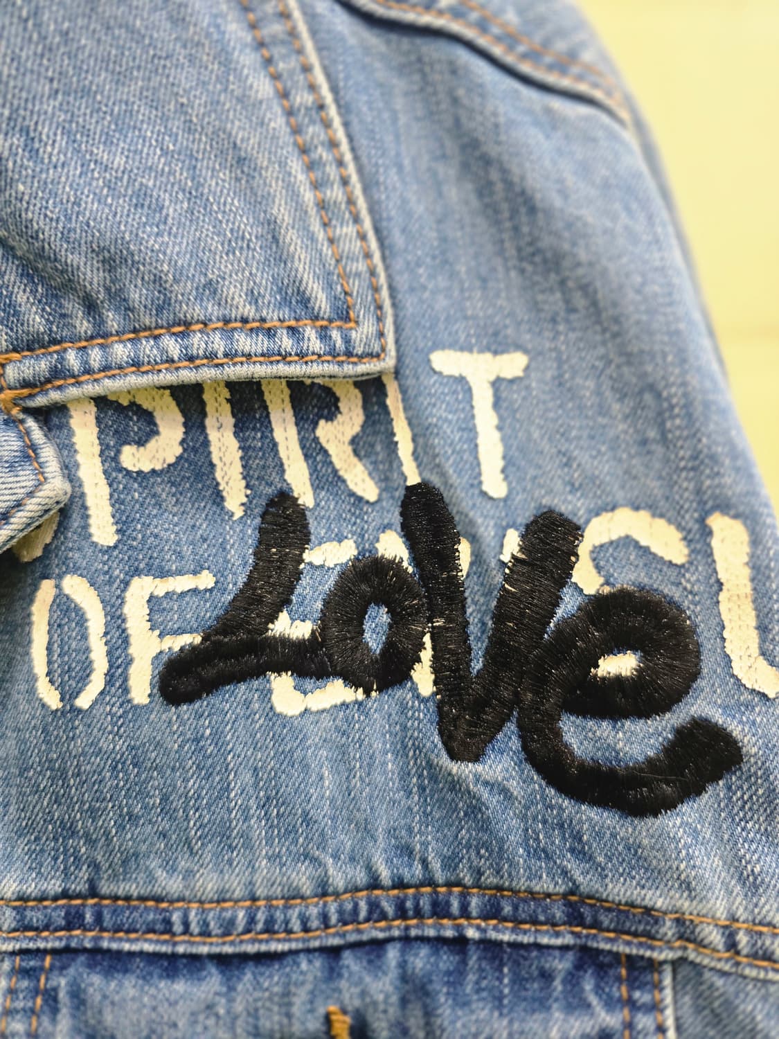 EVISU 에비수 데님 자켓 페인팅 상품이미지3