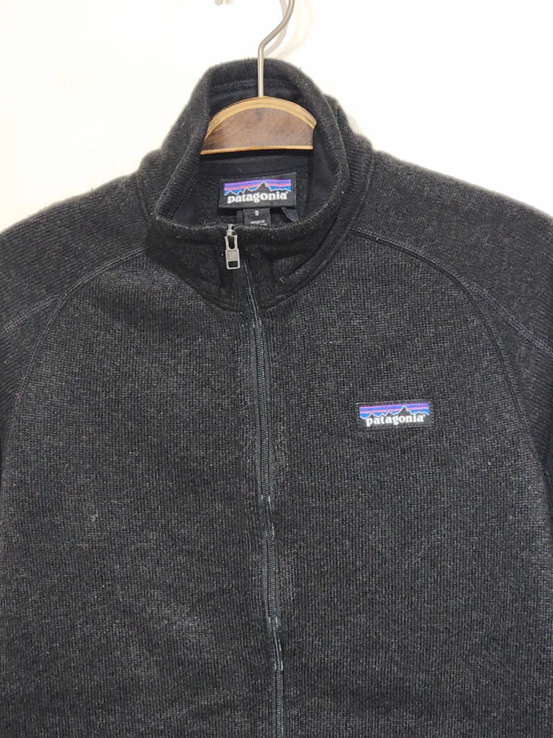 (S) 파타고니아 플리스 점퍼 블랙 후리스 자켓 아웃도어  상품이미지2