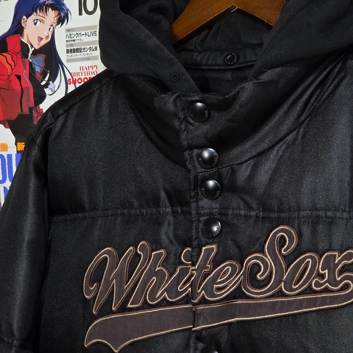 엠엘비 화이트 삭스 레이어드 덕다운 후드 패딩 상품이미지3