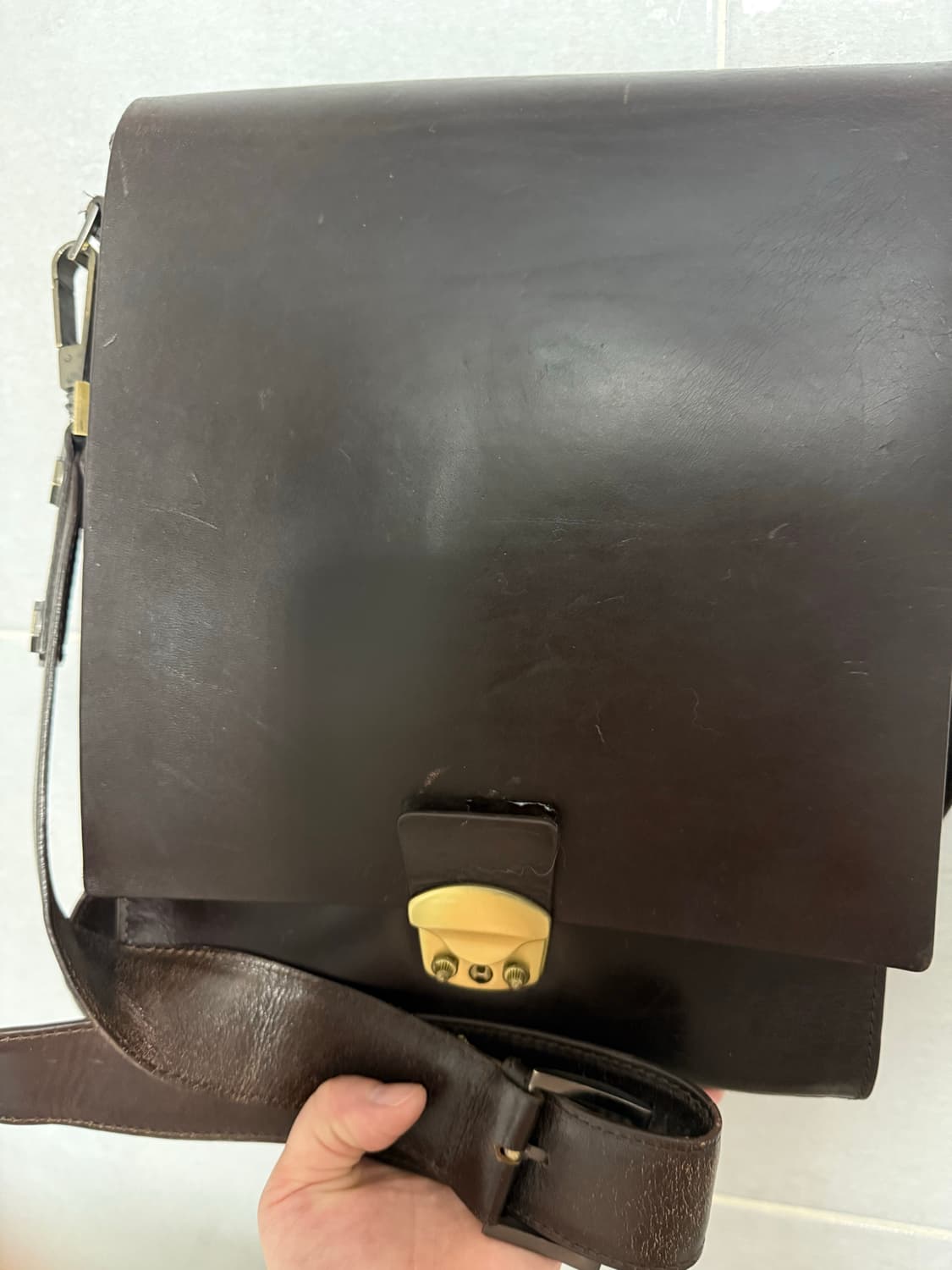 남자통가죽메신저가방 상품이미지3