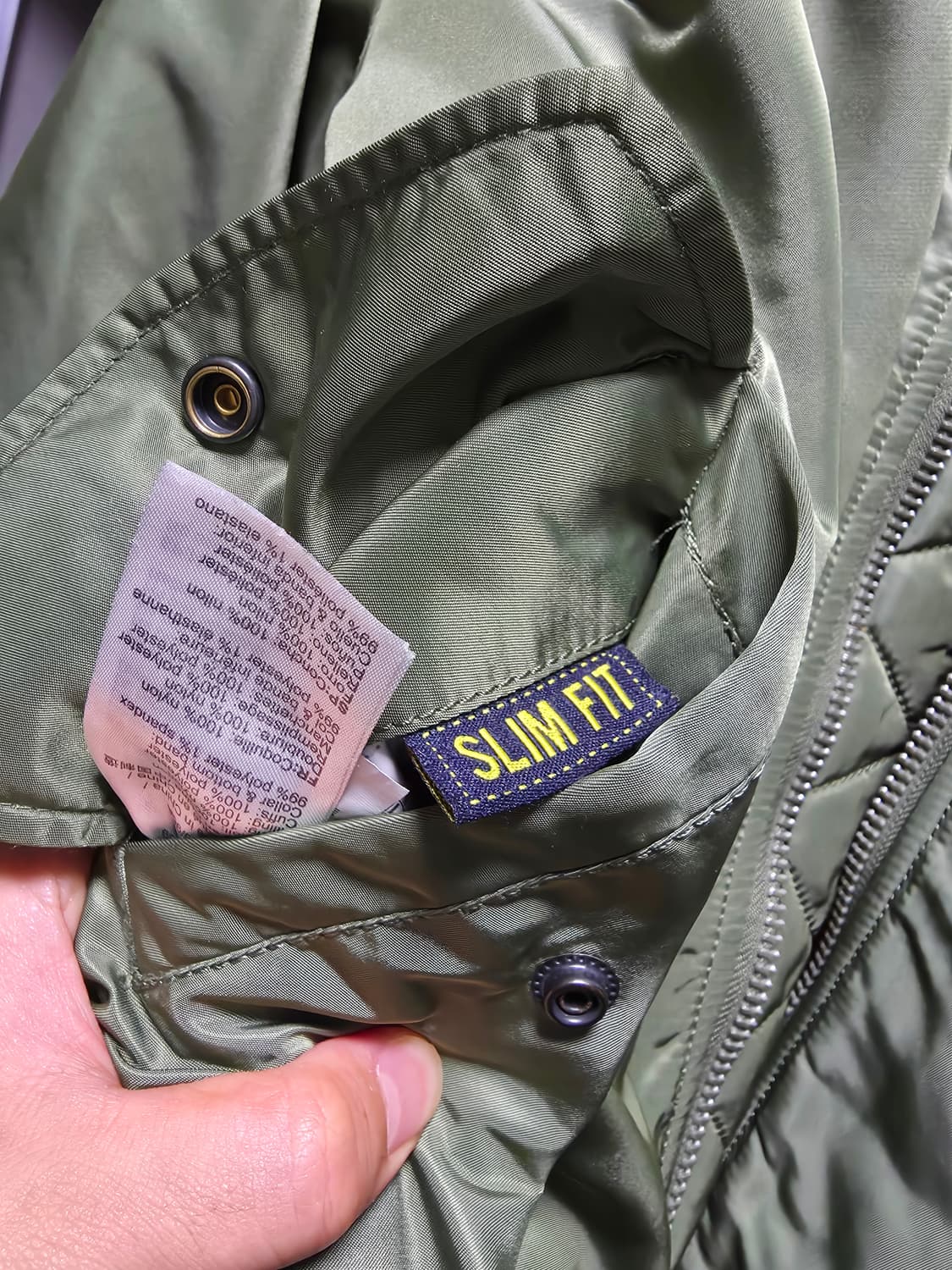 알파인더스트리 MA-1 슬림핏 라지(100사이즈) 상품이미지5