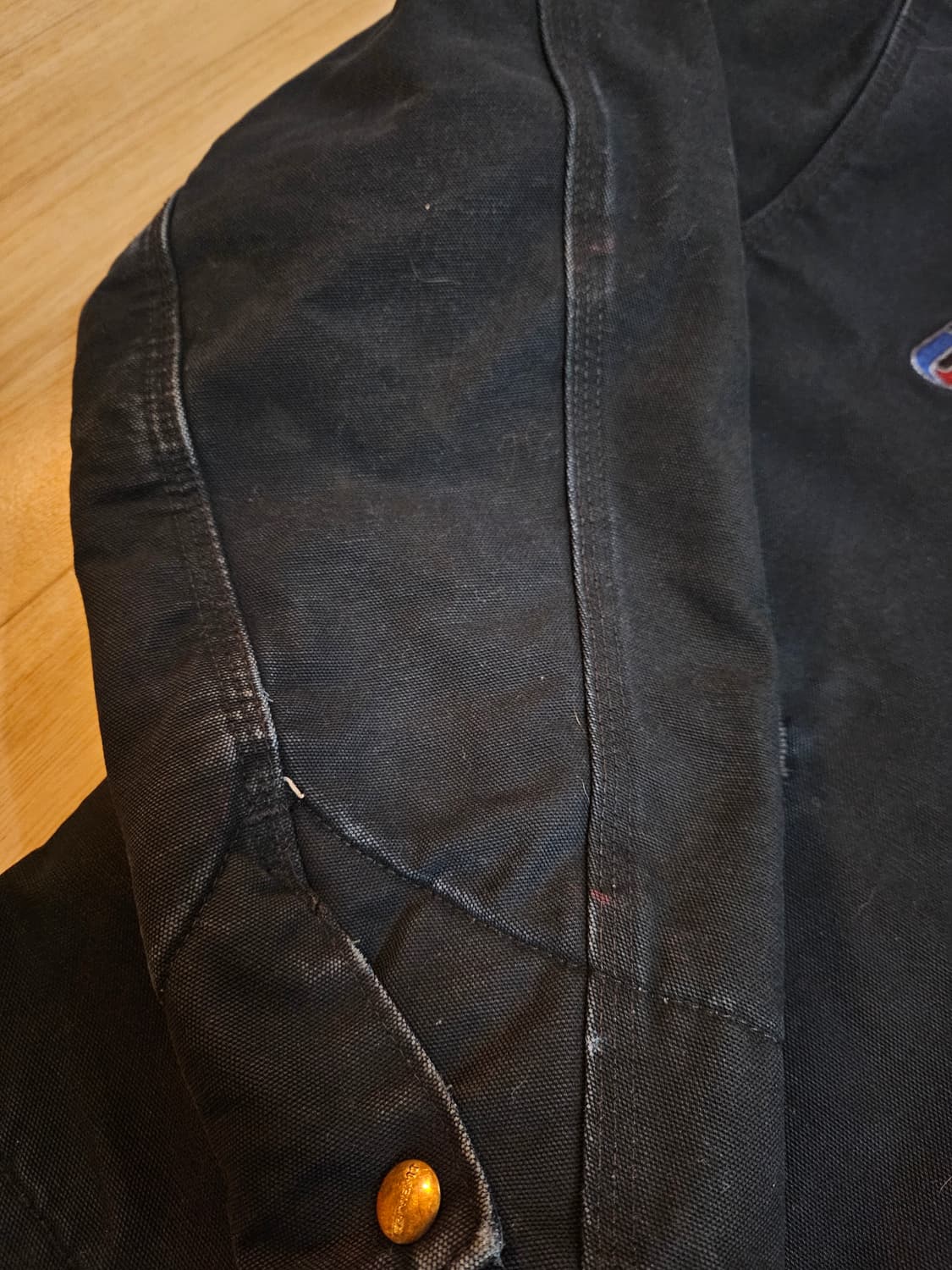 [M] 칼하트 J001 BLK 디트로이트 빈티지 자켓 상품이미지5