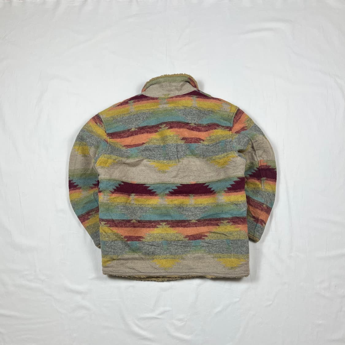 빈티지 나바호 패턴 털 자켓 상품이미지6