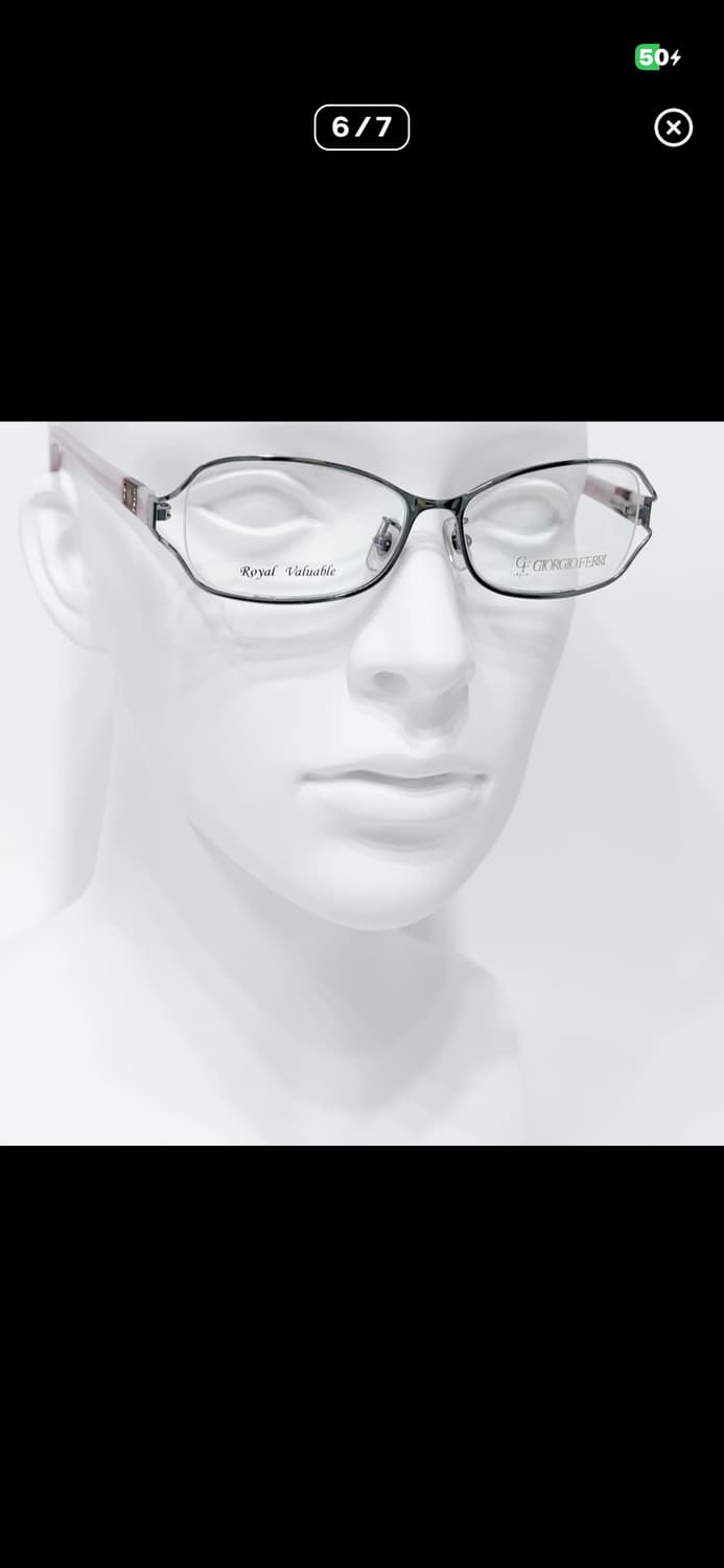 GIORGIO FERRI 블루 메탈 데드스탁 빈티지안경 상품이미지4