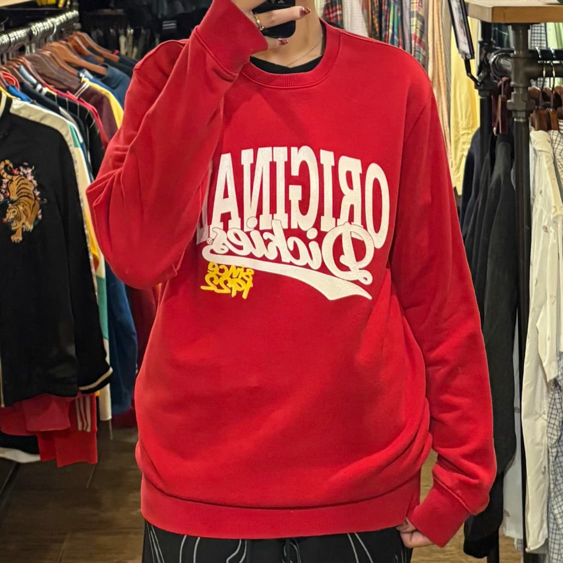 [HI] Dickies 오리지널 맨투맨 레드 상품이미지2