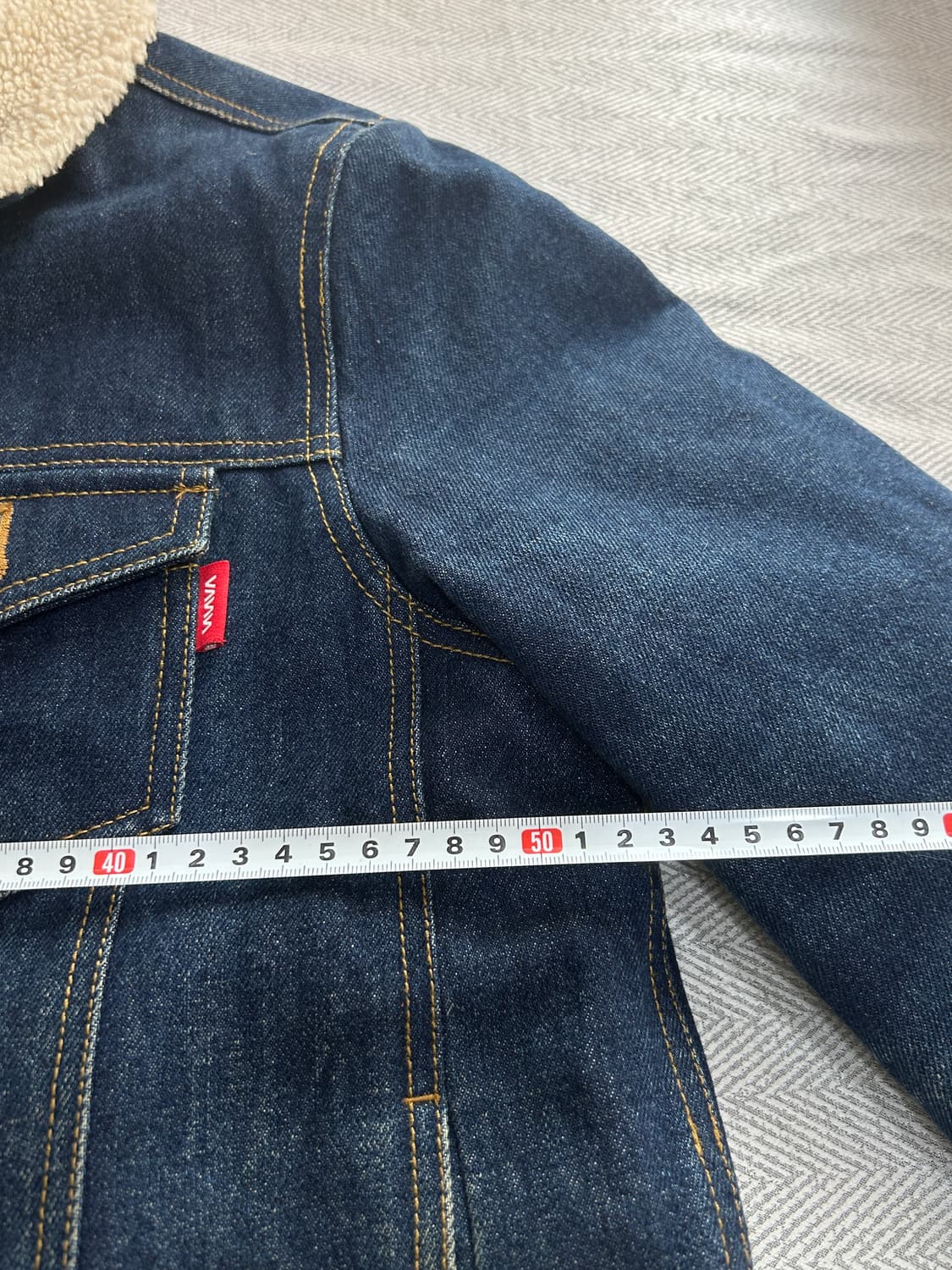 밴웍스 쉐르파 데님자켓 남성 M 상품이미지10