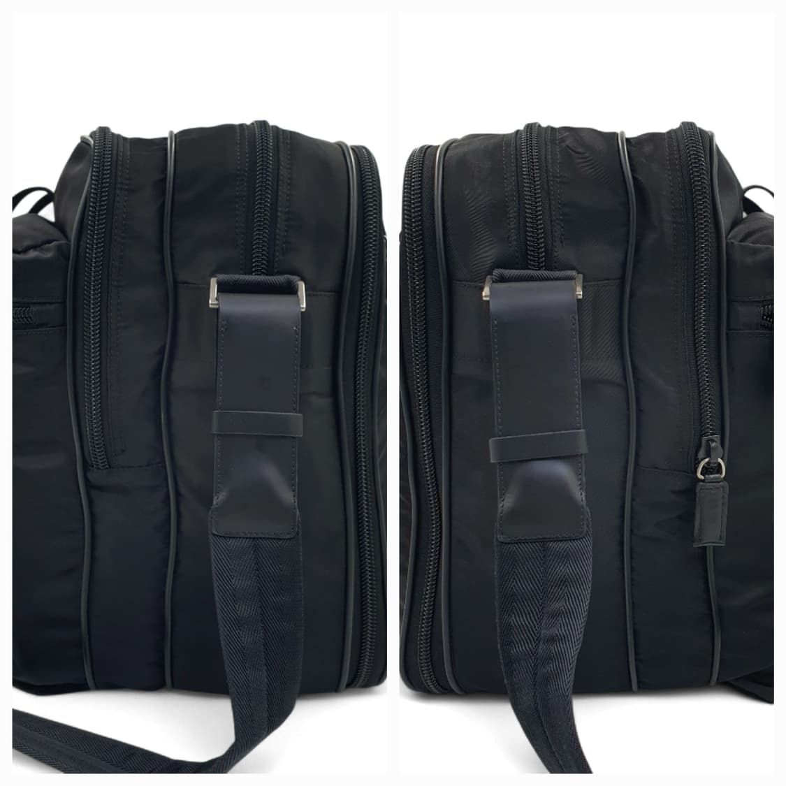 프라다 2way 블랙 보스턴백 러기지백 골프 여행가방 상품이미지3