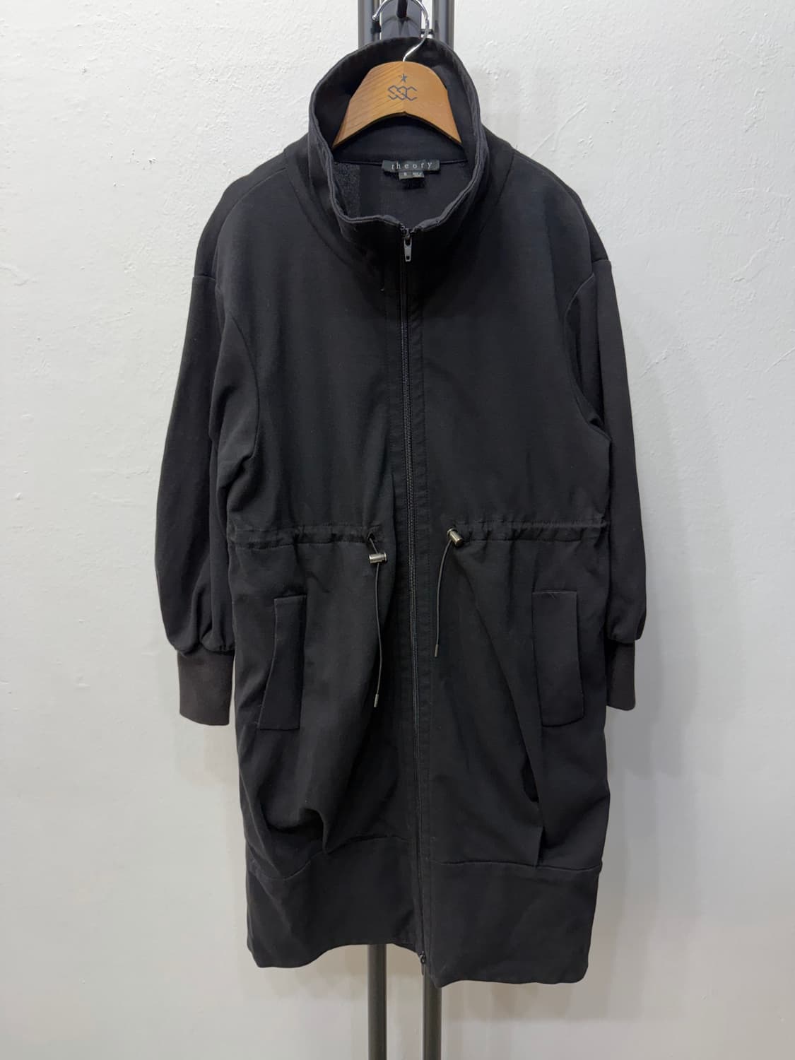 정품) theory 띠어리 블랙 후드 집업 자켓 S 상품이미지1