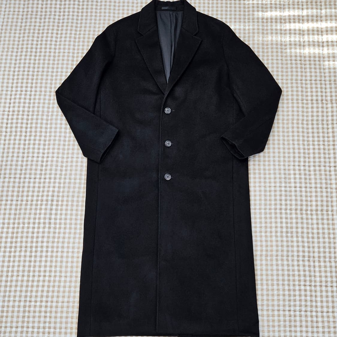 비바스튜디오 울 캐시미어 롱 코트 남자100 상품이미지1