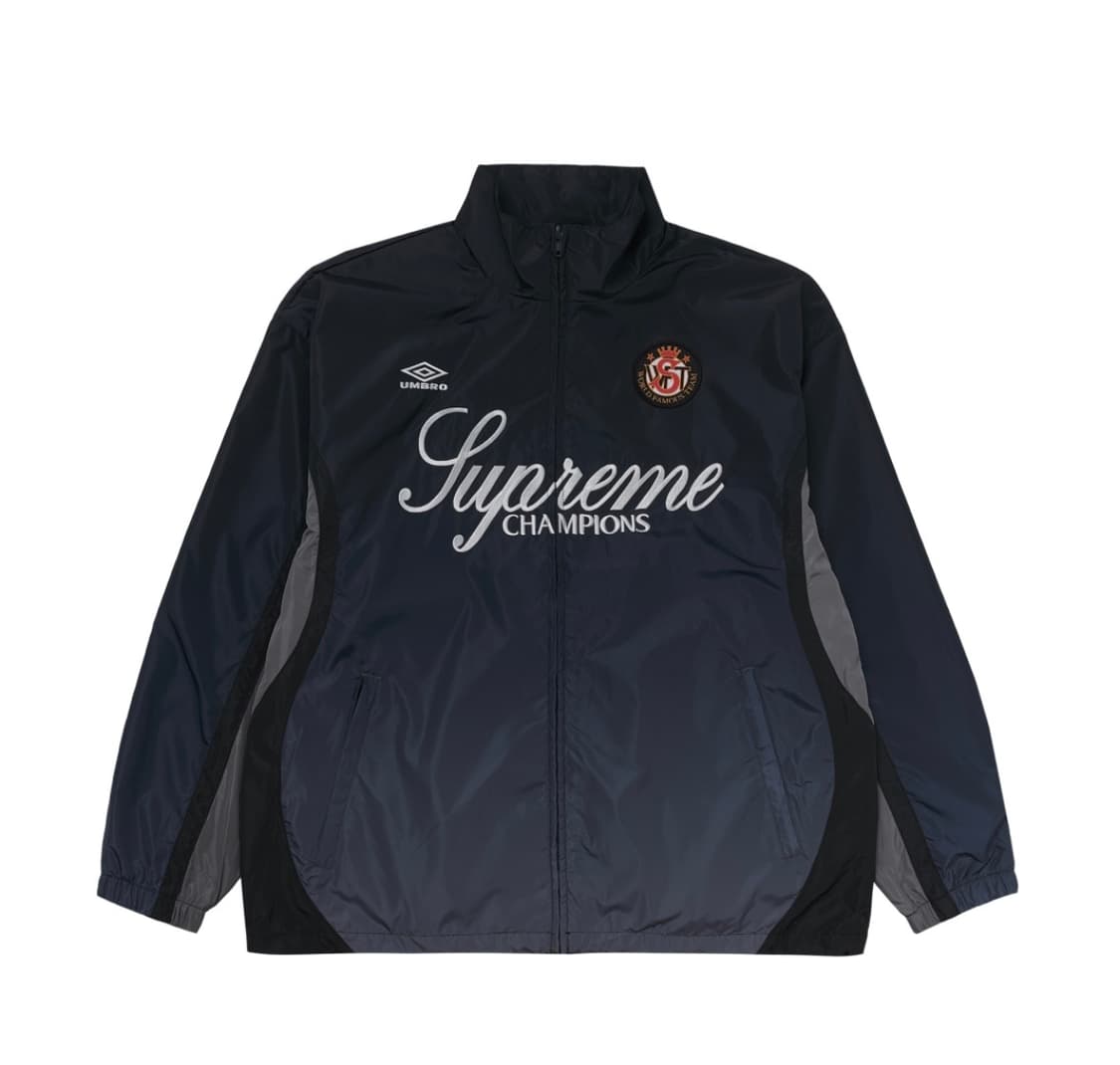 슈프림 x 엄브로 트랙 자켓 블랙 상품이미지1