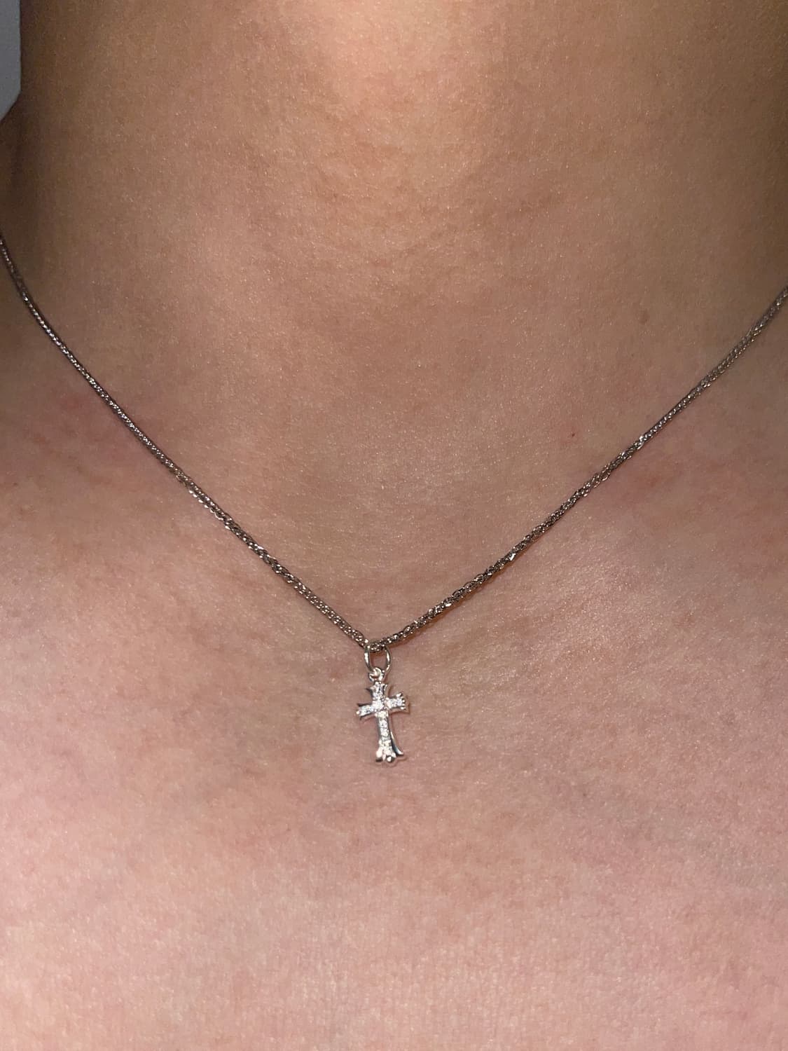 미니 크로스 팬던트 목걸이 (실버925 은목걸이) 상품이미지5