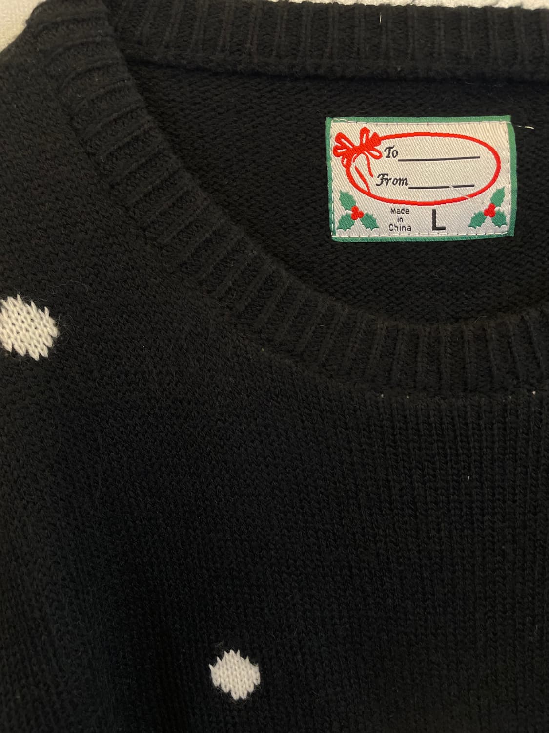 LED 크리스마스 산타강아지니트:) 크리스마스룩연말룩데이트룩스웨터 상품이미지4