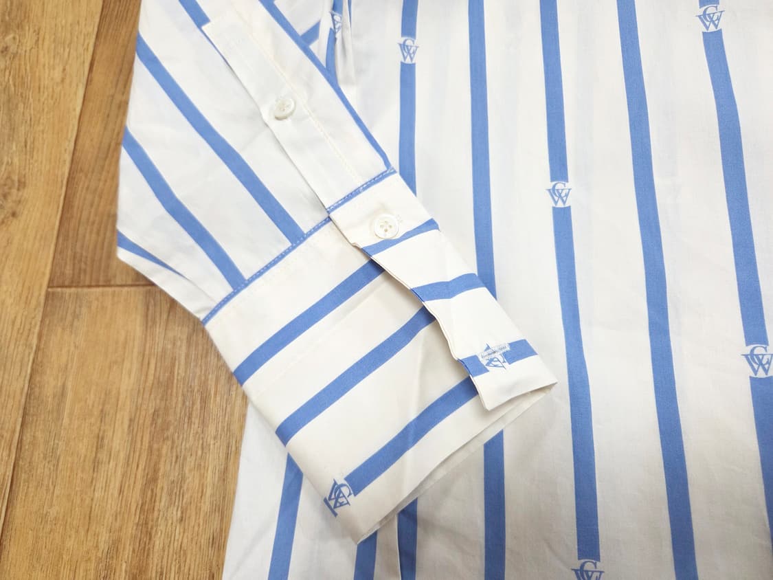 카린웨스터(CARIN WESTER) 오버사이즈 스트라이프셔츠 66-77 상품이미지3