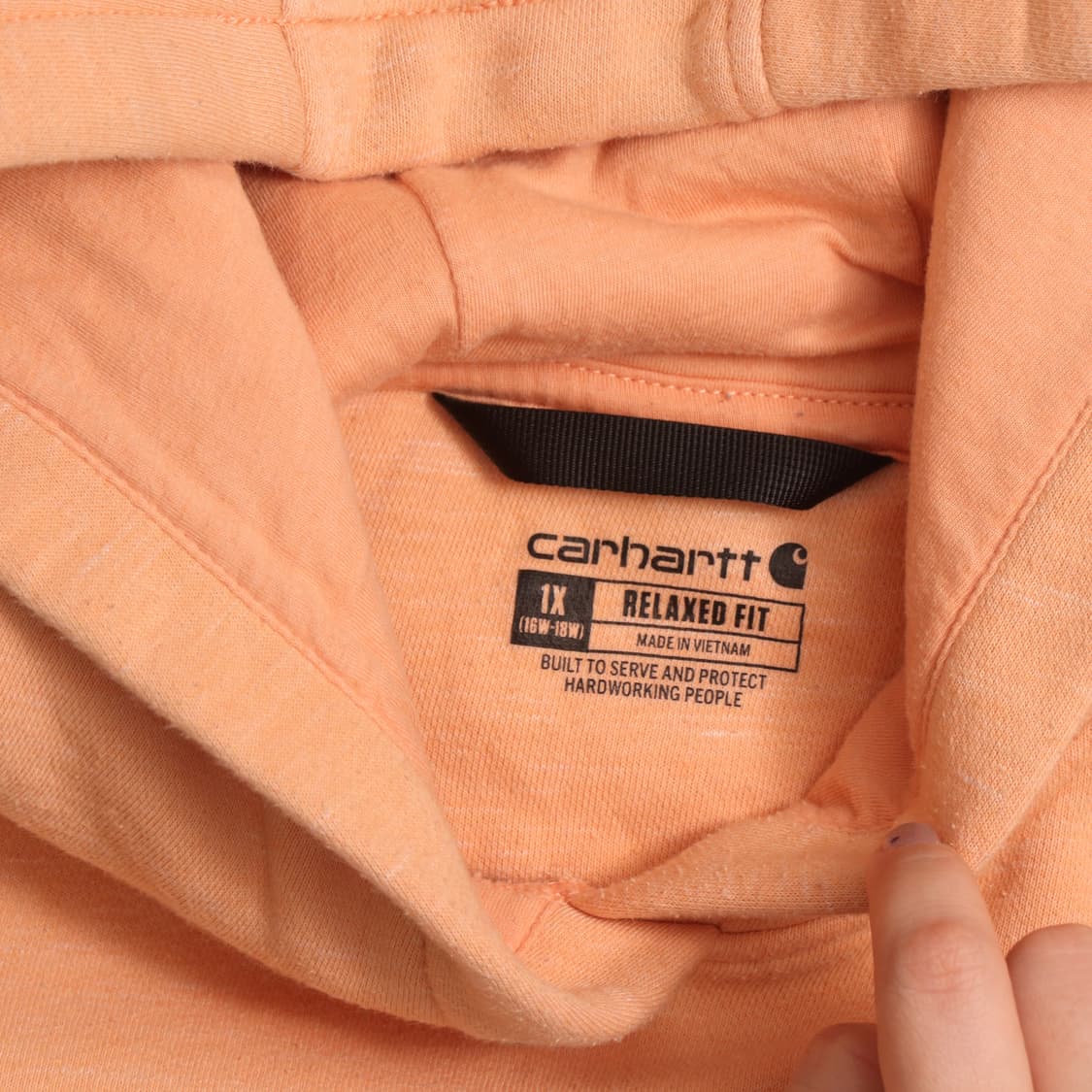 칼하트 레인디펜더 로고 후드티 A1333 상품이미지3