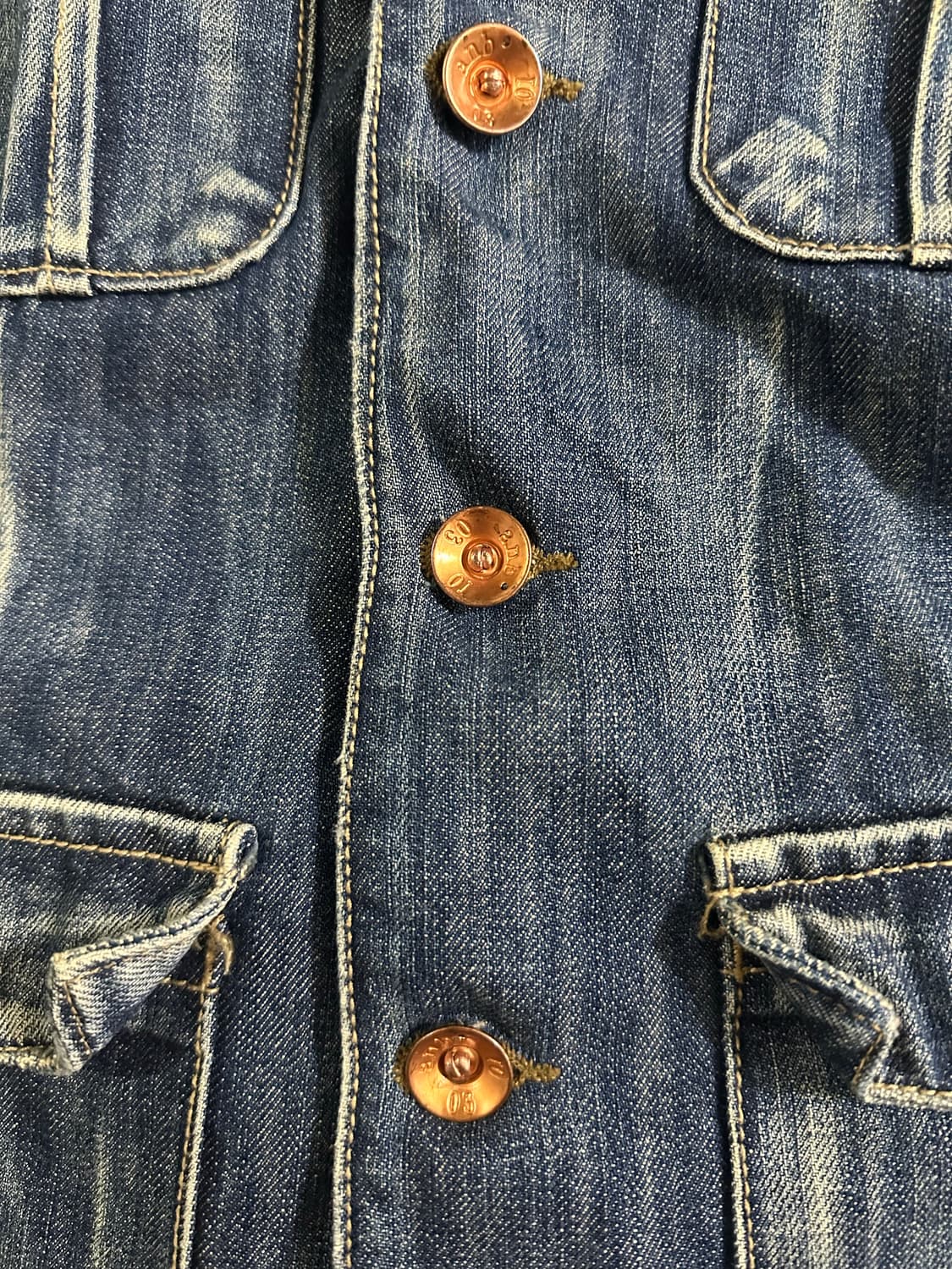 a.n.b NEWYORK 빈티지 4-포켓 데님 자켓 상품이미지4