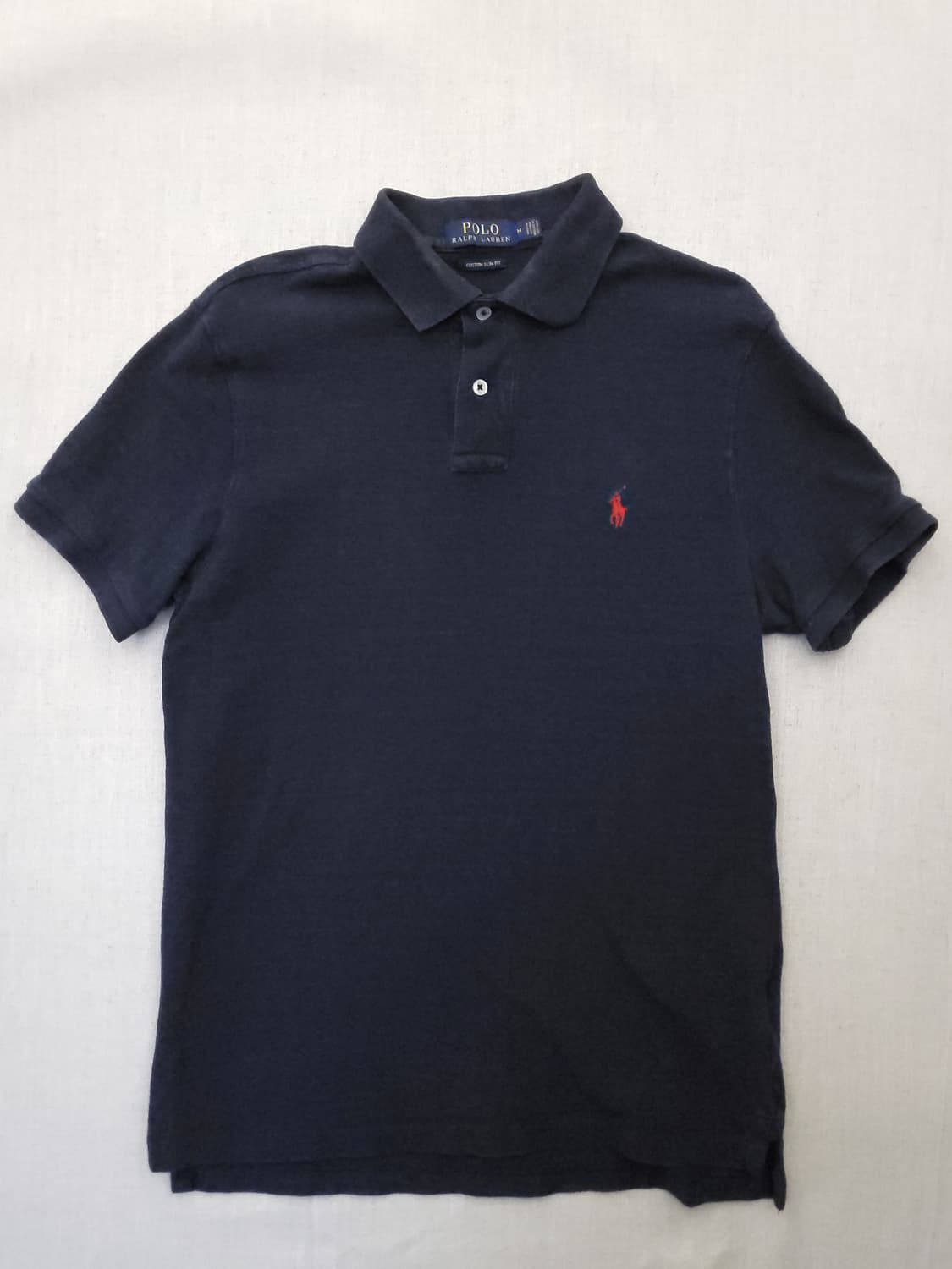 폴로 랄프로렌 네이비 반팔 카라티 m 상품이미지1