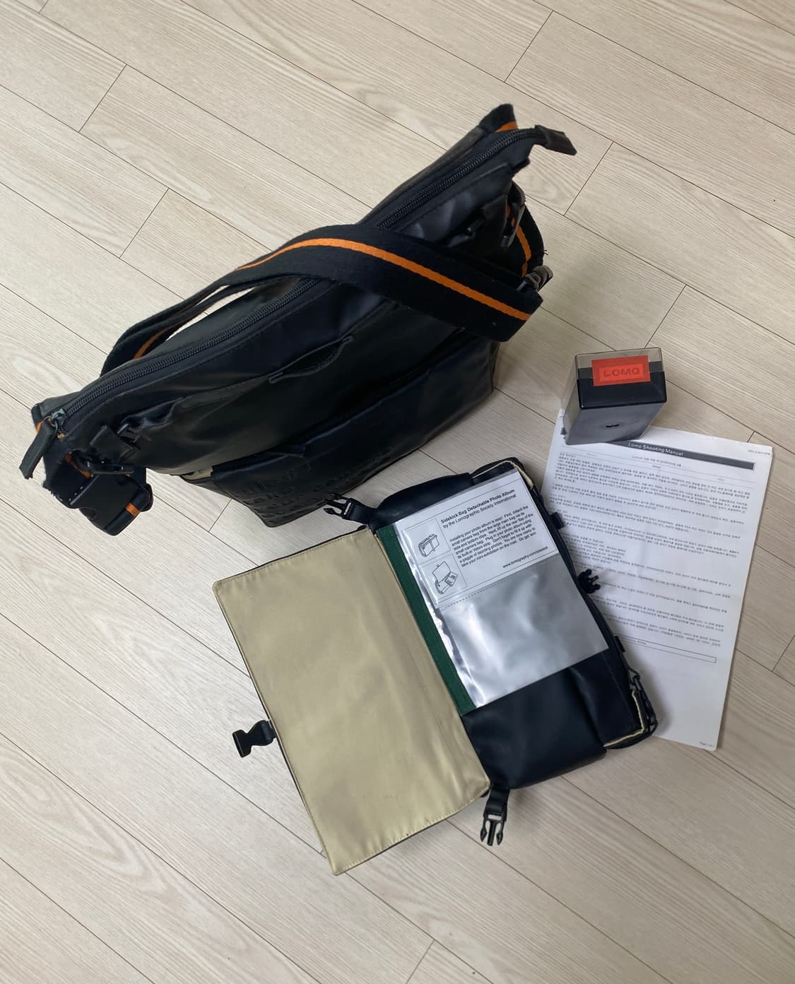 빈티지 필름 카메라 로모 LC-A 카메라가방 삼각대 포함 풀셋트 상품이미지9