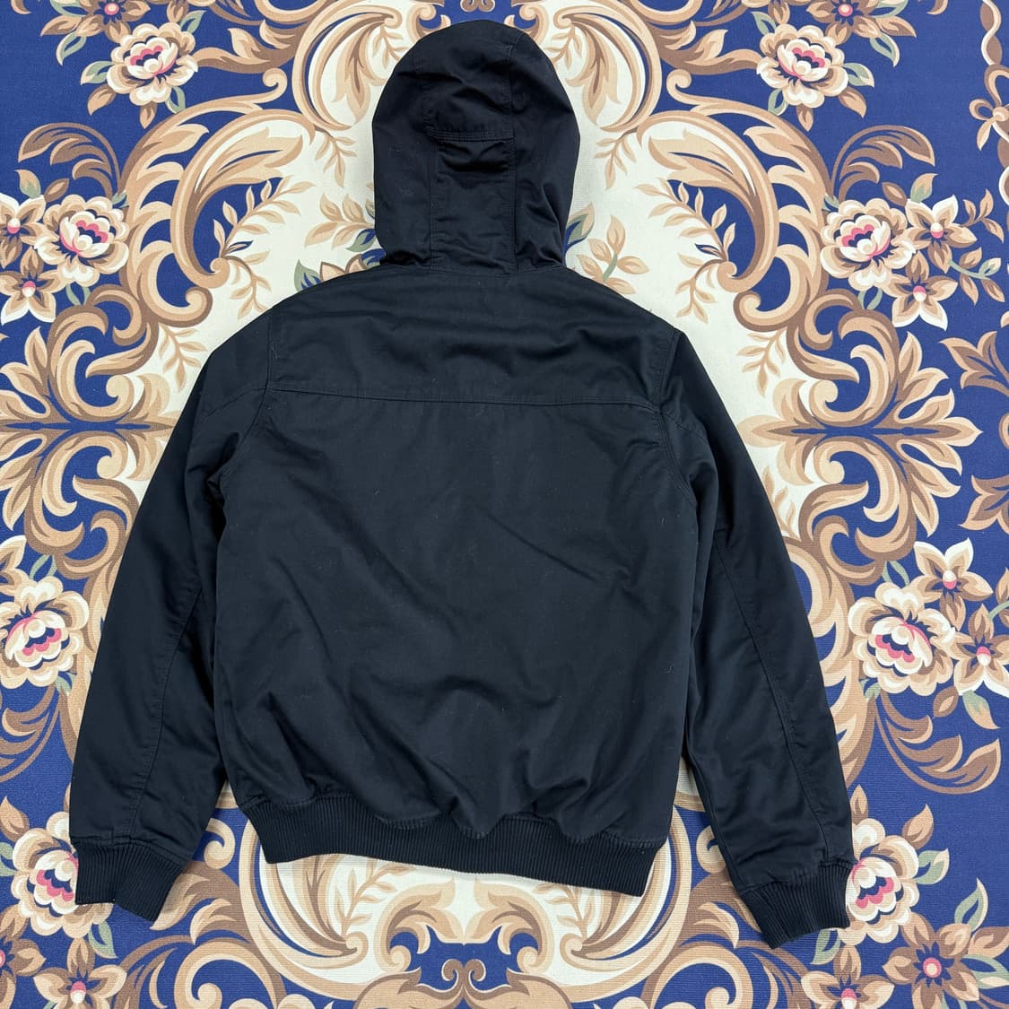 (M)에이치엔앰 H&M 후드 코튼 워크자켓(블랙) 상품이미지5