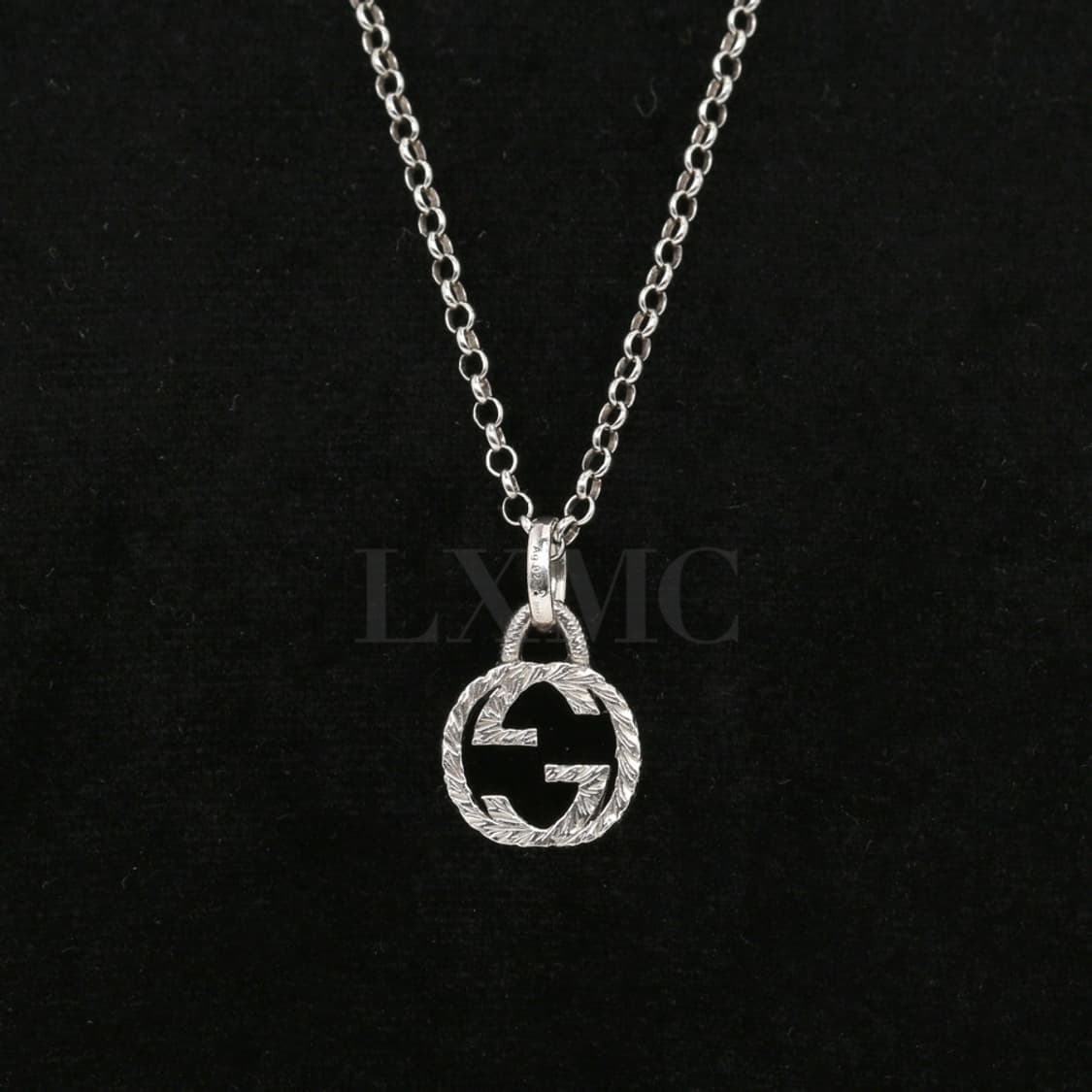 구찌 인터로킹 실버목걸이 GG로고 체인 네크리스 455535 상품이미지10