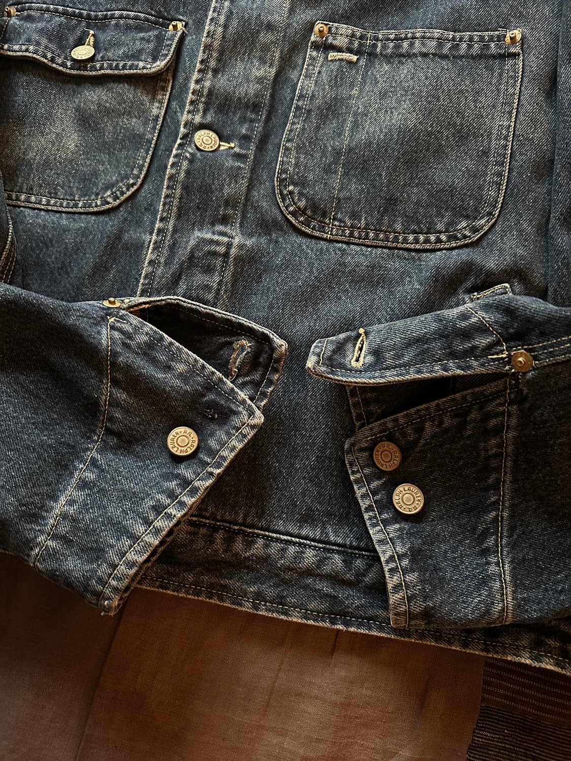 90s USA RRL Vintage Denim Jacket 상품이미지10