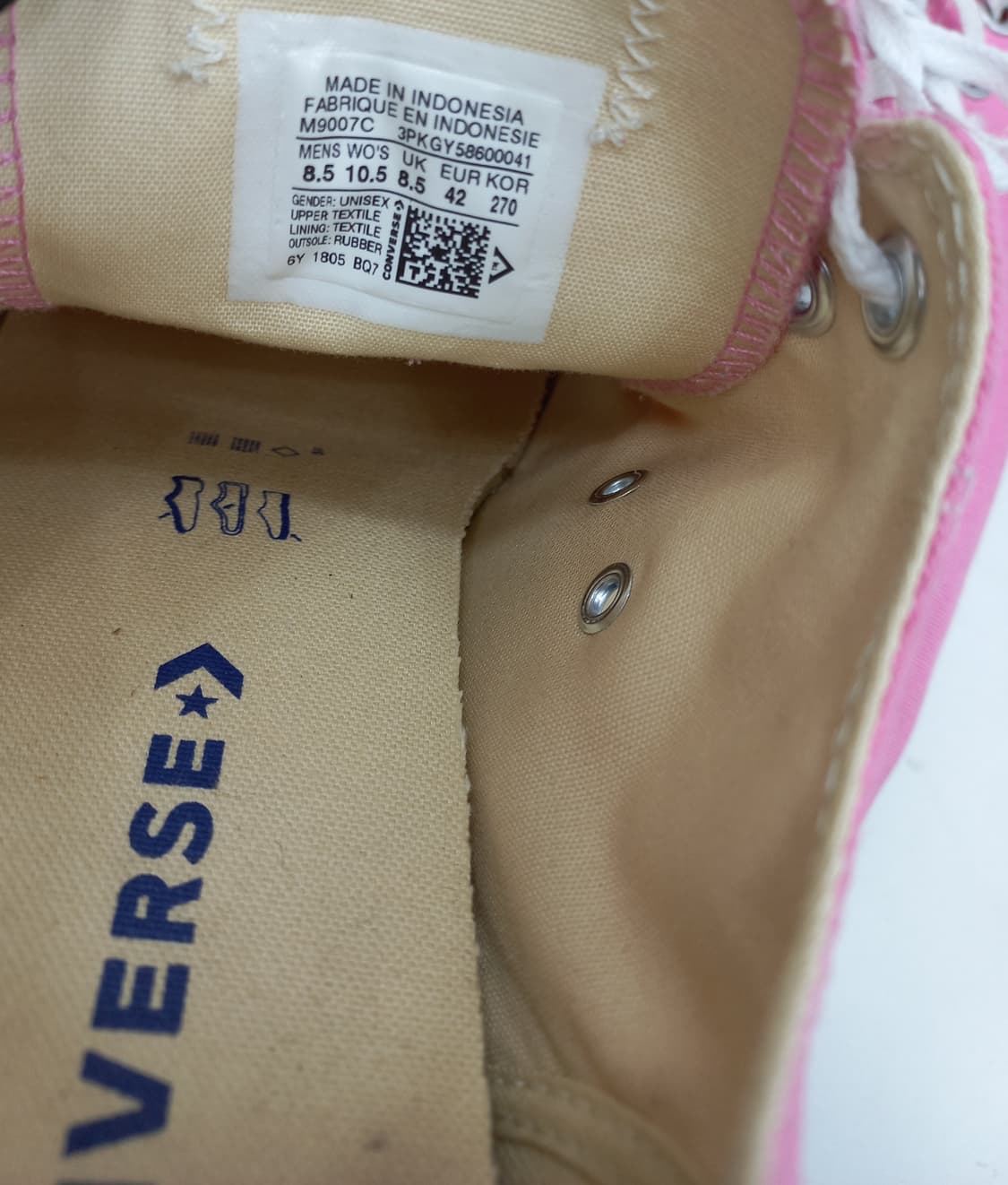 컨버스 척테일러 올스타 로우 핑크 270mm 상품이미지6