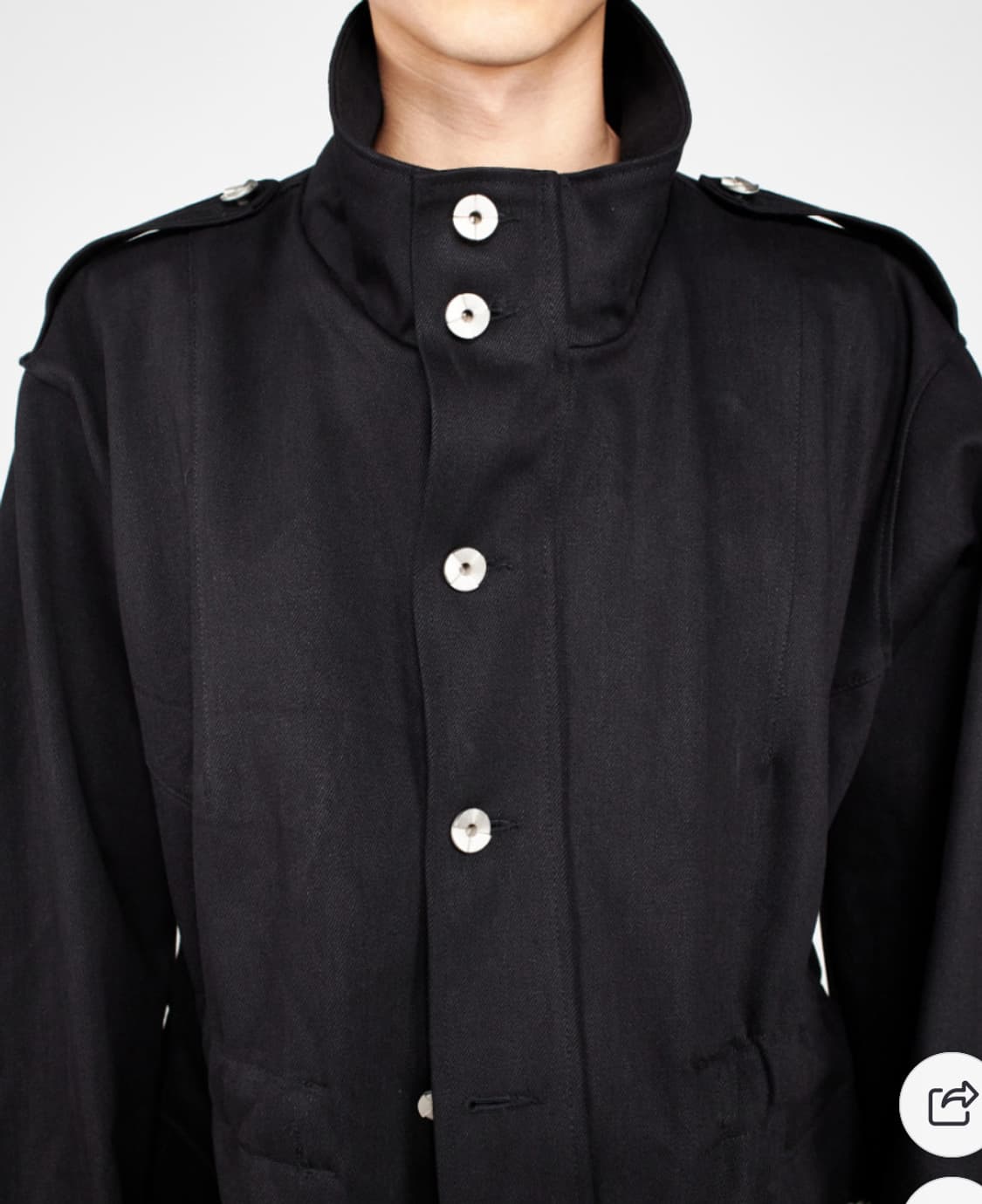 바로크 바로크샵 22시즌 블랙데님 M41 야상 파카 (os) 상품이미지4