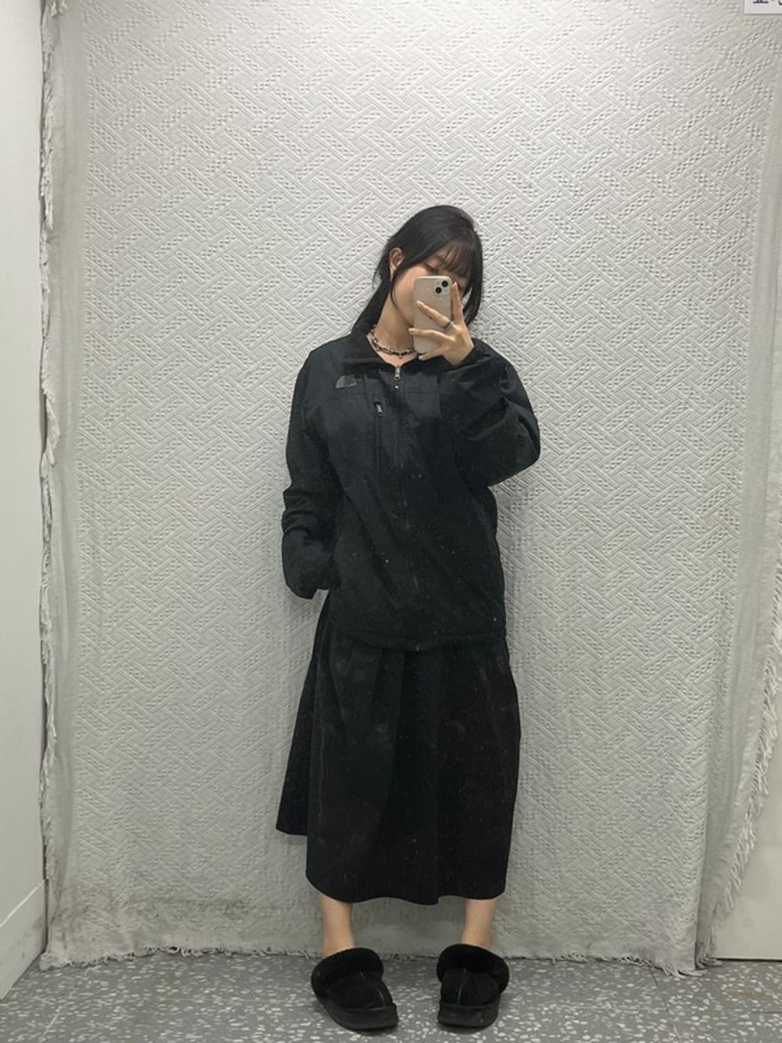 노스페이스 고프코어 리버시블 플리스 바람막이 자켓 L C06481 상품이미지2