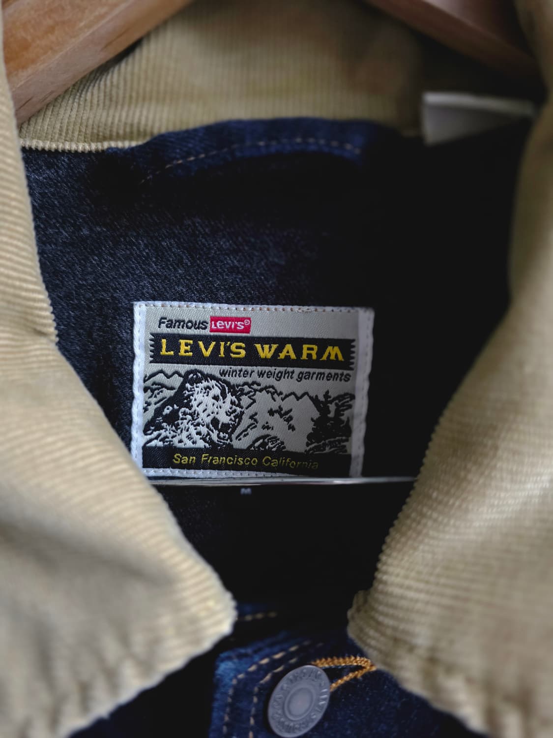 리바이스 데님 초어 코트 M 상품이미지4