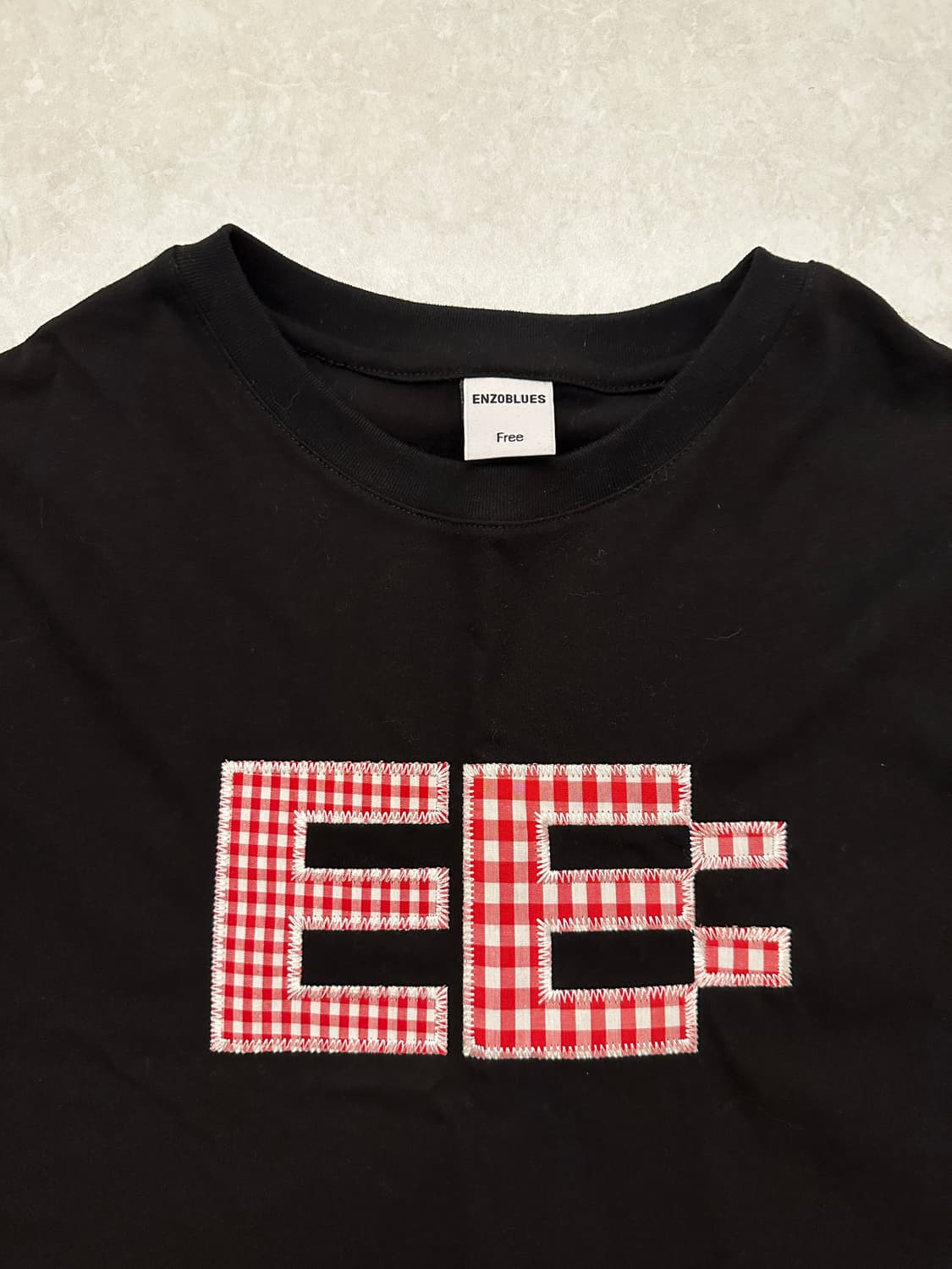 엔조블루스 픽셀 로고 반팔 상품이미지3