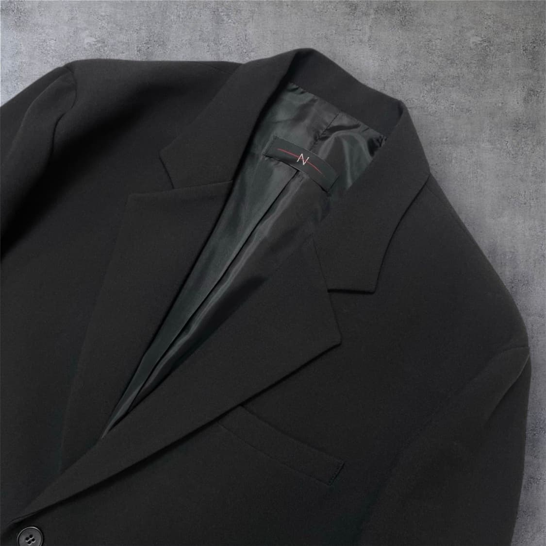 낫앤낫 Not N Not 블랙 미니멀 싱글 블레이저 자켓 L 상품이미지2