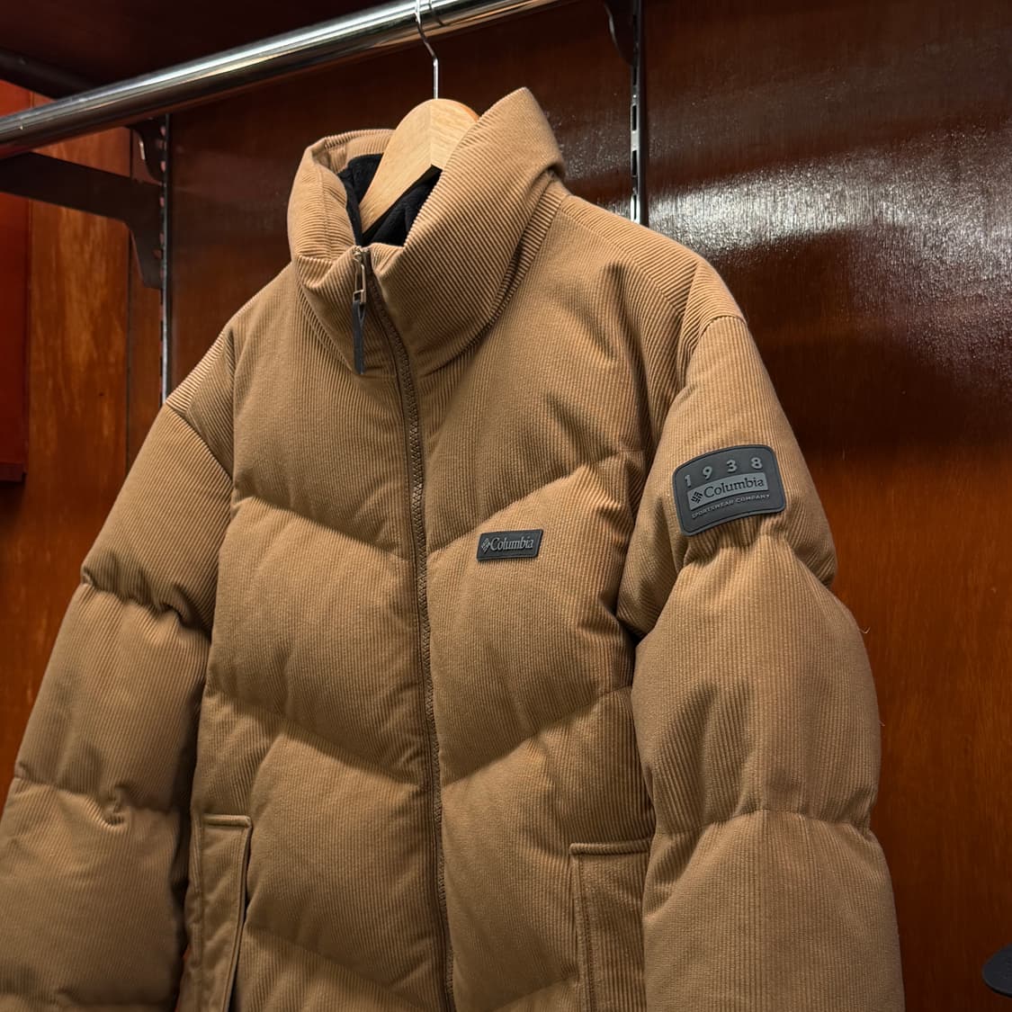 콜롬비아 코듀로이 구스다운 패딩자켓 [ 95-100 ] 상품이미지2