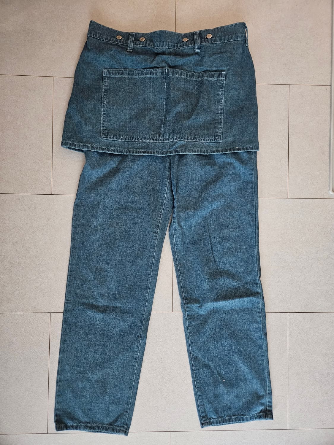 비아플레인 VIA WILSON 버튼 데님 팬츠 S 상품이미지1