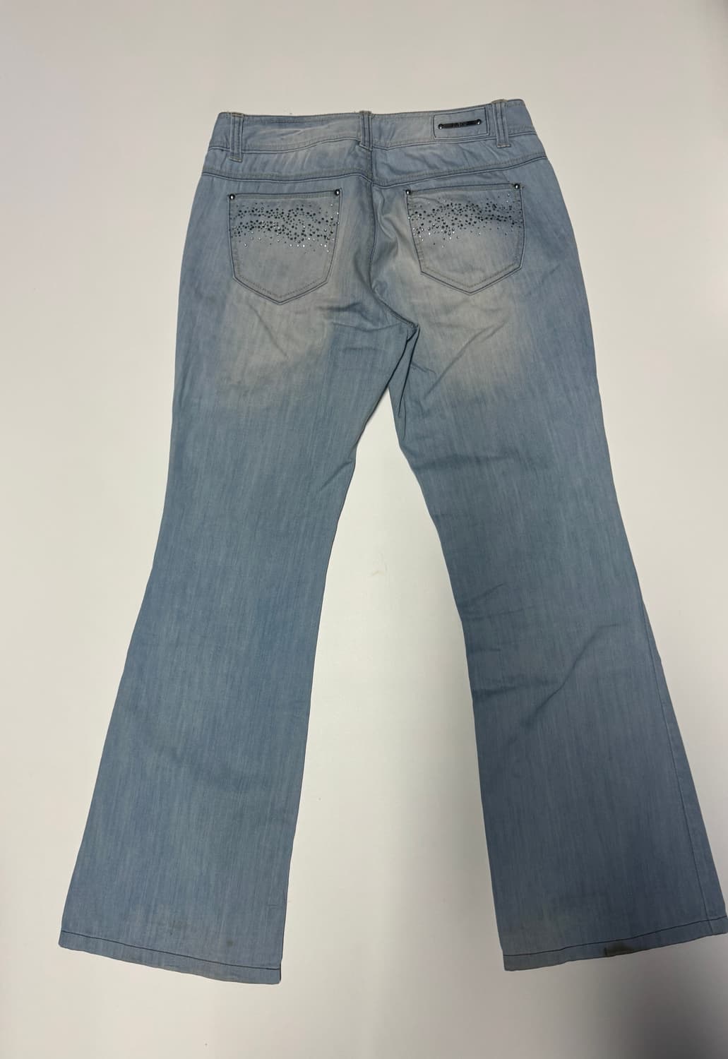 여성 SI 에스아이 빈티지 워싱 연청 부츠컷 데님팬츠 상품이미지2