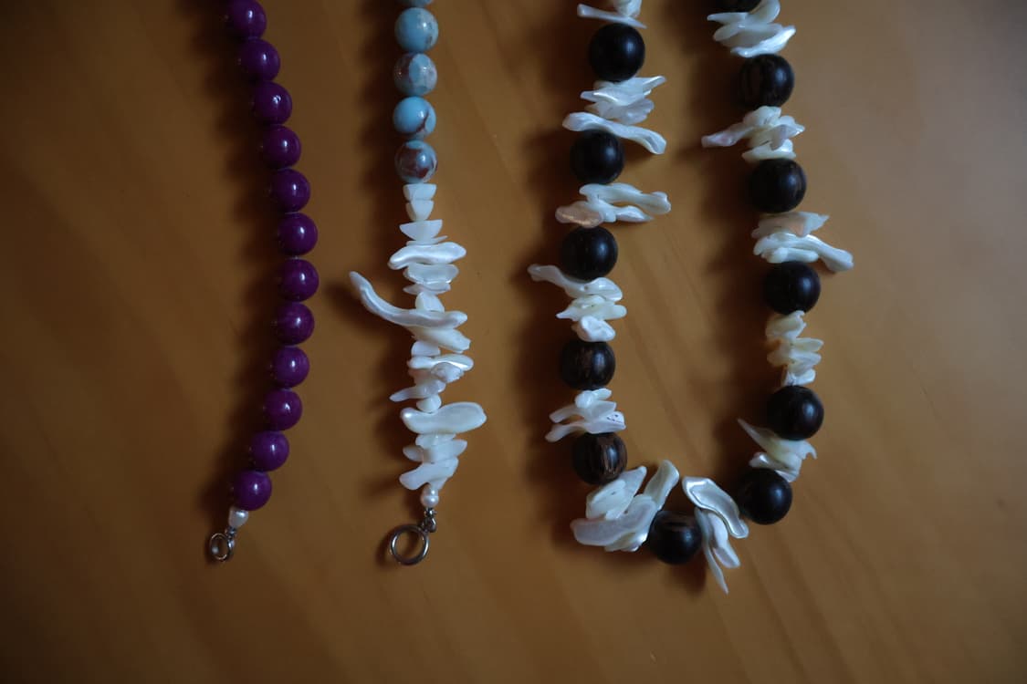 [heureul] violet stone bracelet 상품이미지7